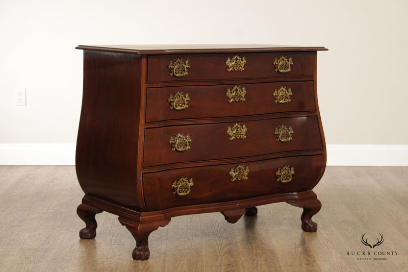 Century Sutton Collection Chippendale Style Mahogany Bombe Chest