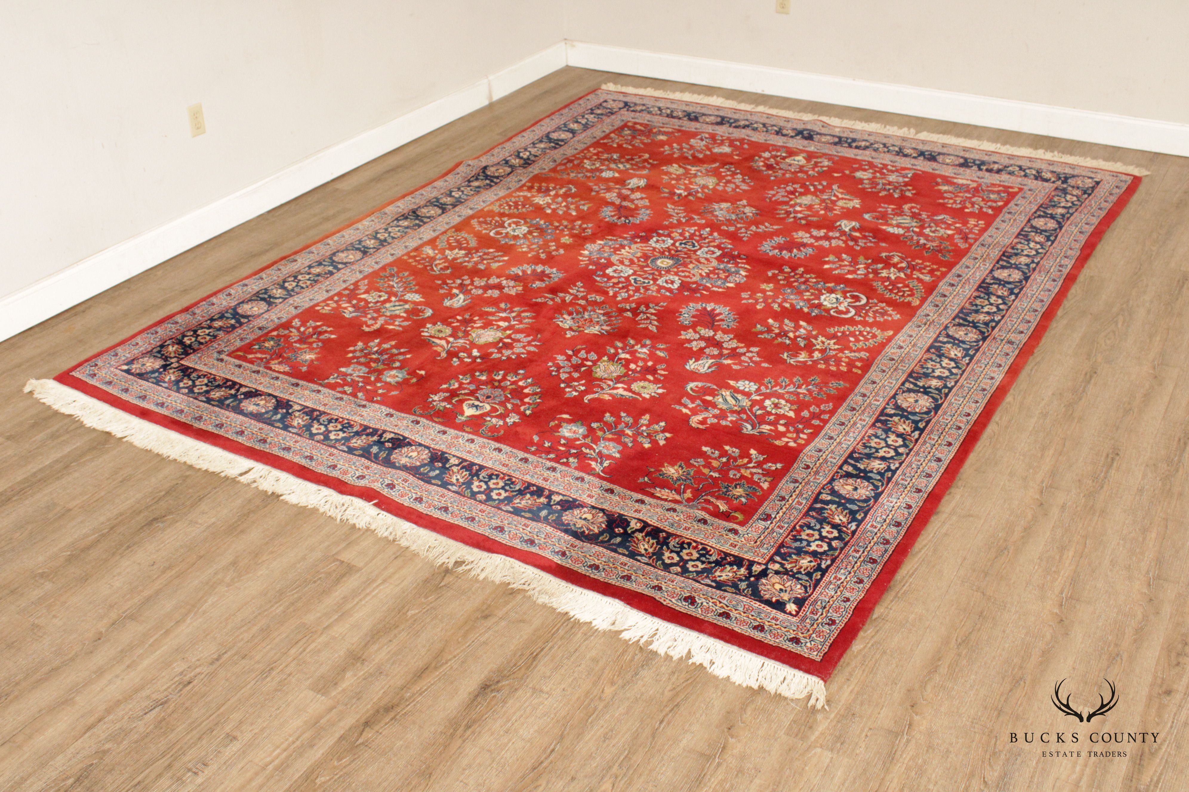 Persian Sarouk Area Rug, 11' x 8'