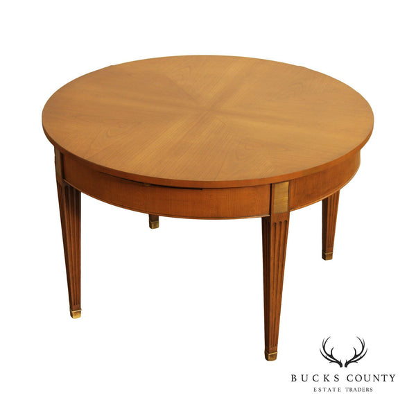 Baker Furniture French Directoire Style Round Coffee Table