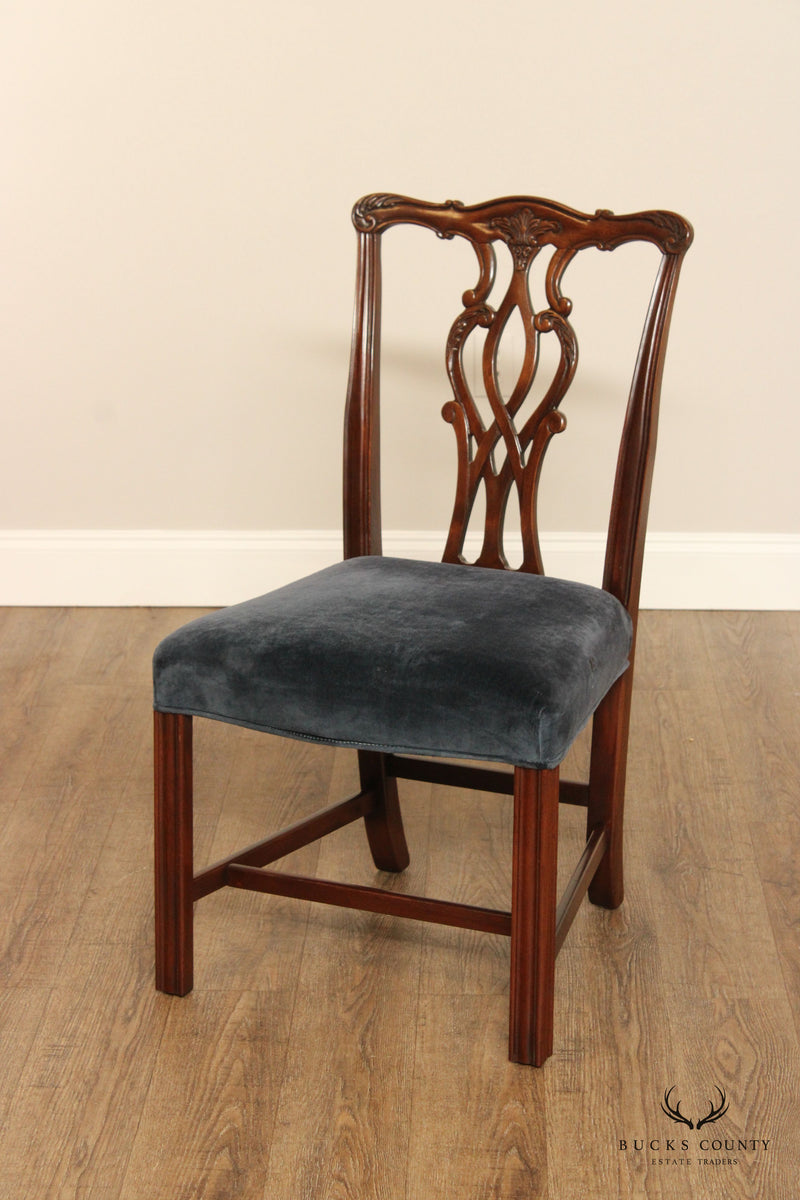 Hickory Manufacturing Co. Chippendale Style Set of Six Dining Chairs