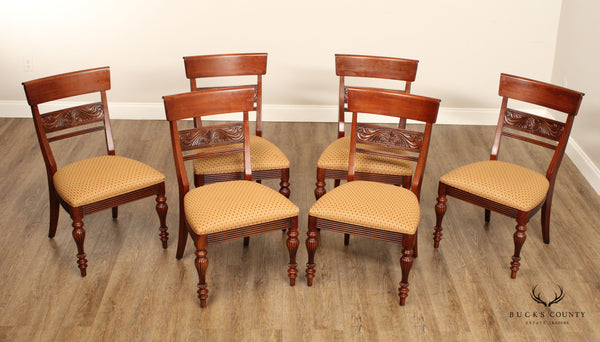 Ethan Allen British Classics Set of Six Mackenzie Dining Chairs