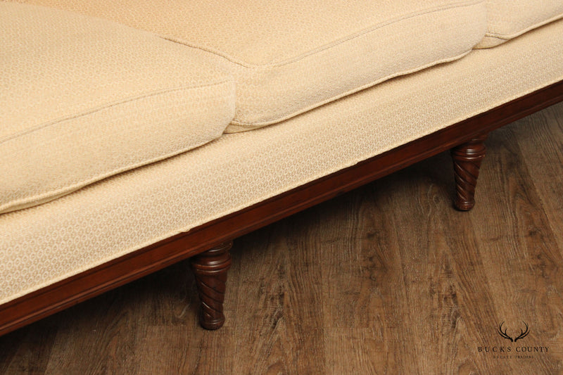 Althorp Living History Custom Upholstered Scroll Arm Sofa