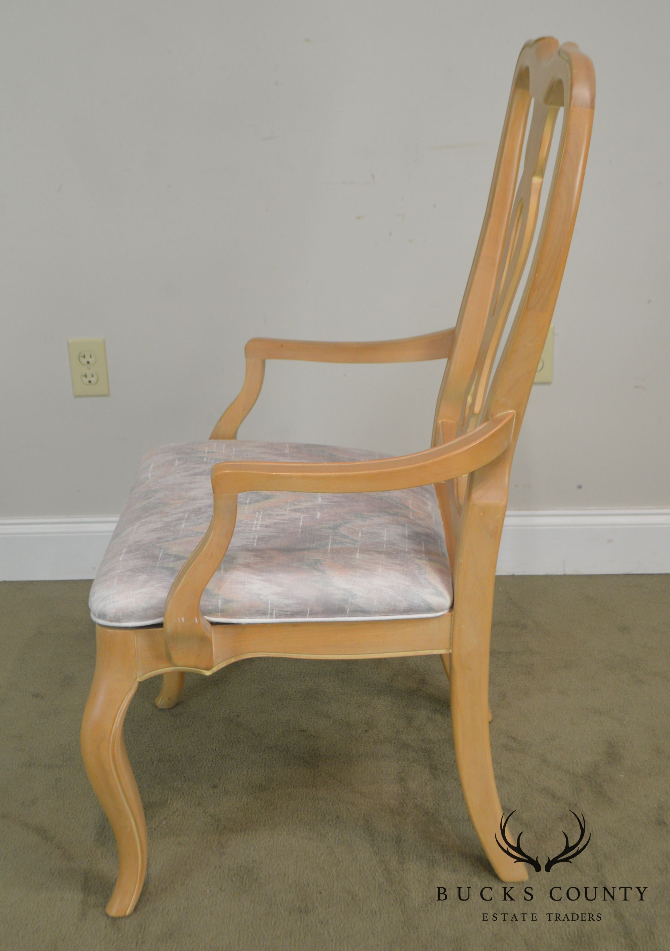 Ethan Allen French Country Maple Armchair