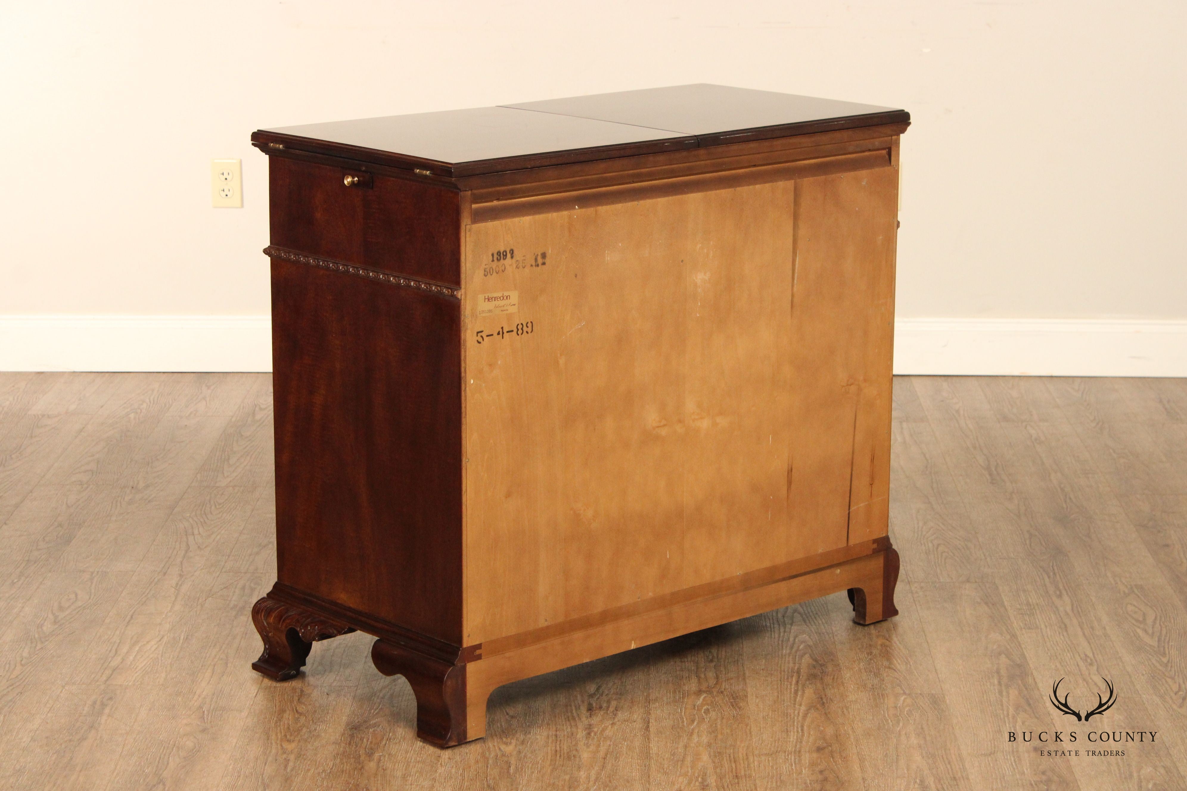 Henredon Rittenhouse Square Collection Mahogany Flip Top Server