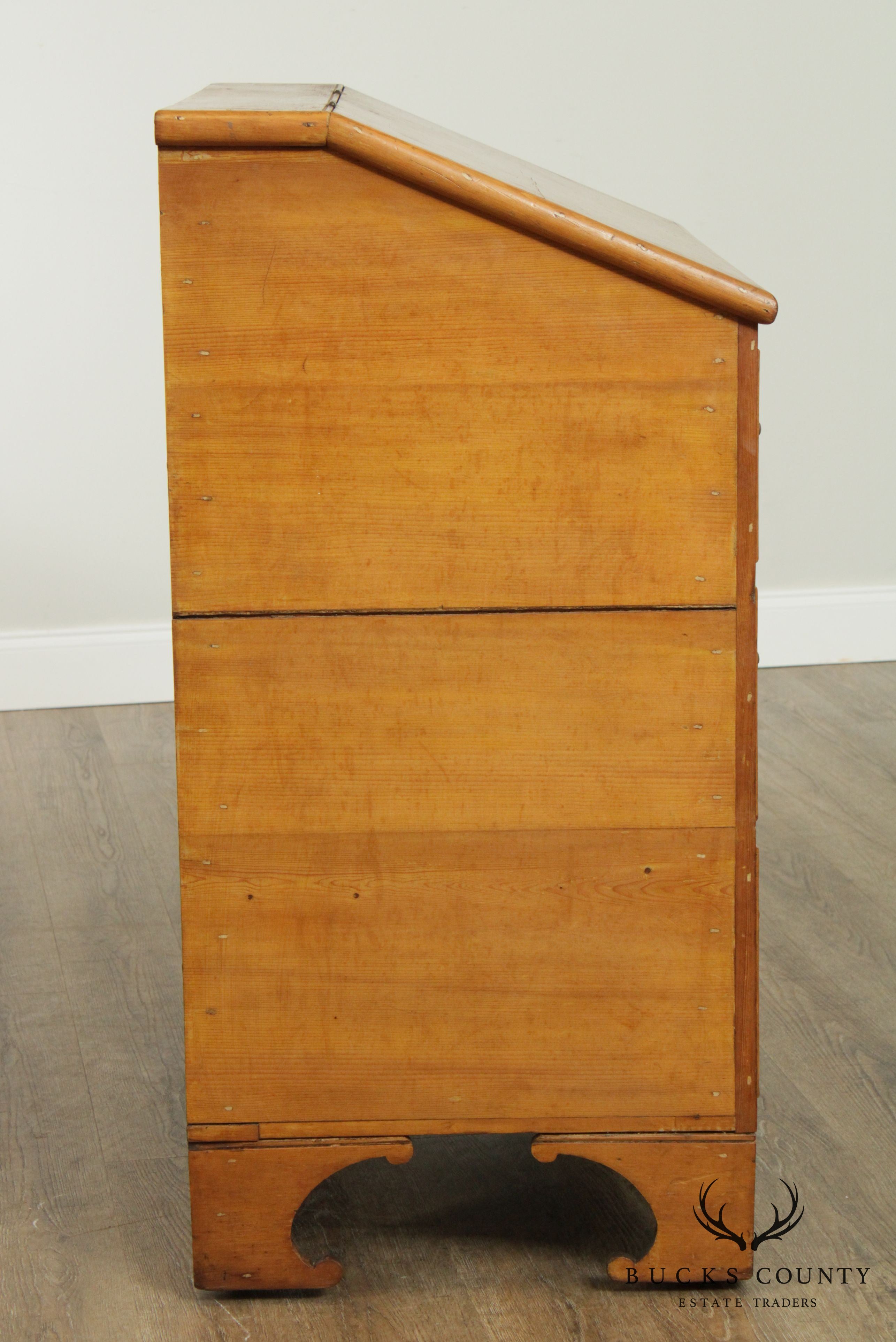 Antique 19th Century American Pine Sugar Chest