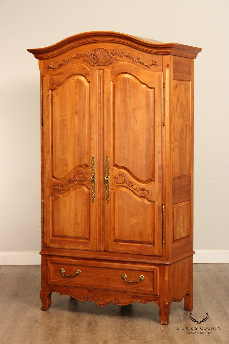 Ethan Allen French Country Style Legacy Collection Maple Armoire