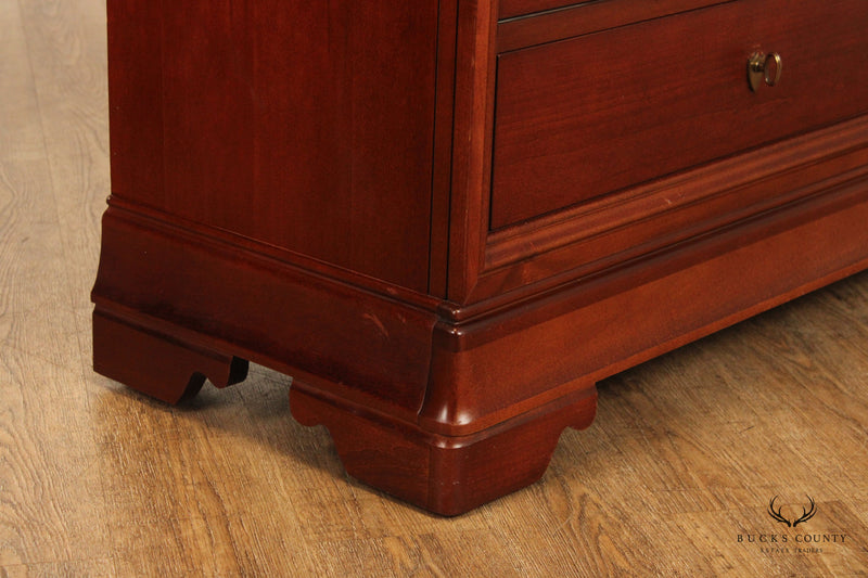 Thomasville 'Impressions' Louis Philippe Style Cherry Long Chest