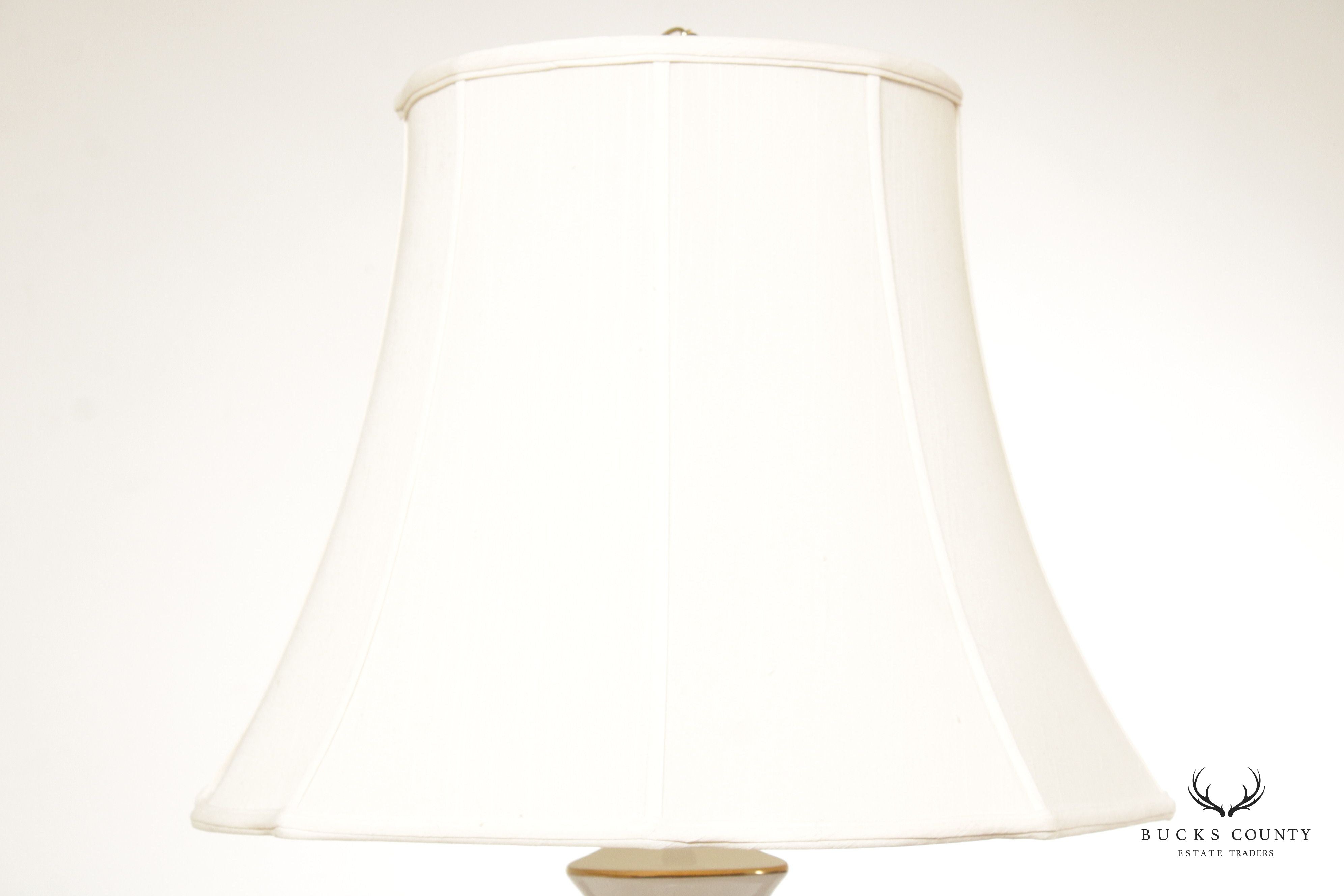 Tyndale Enameled Porcelain Vasiform Table Lamp