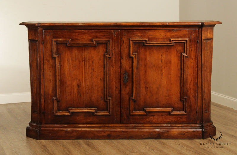 Rustic European Style Two Door Credenza Sideboard Cabinet