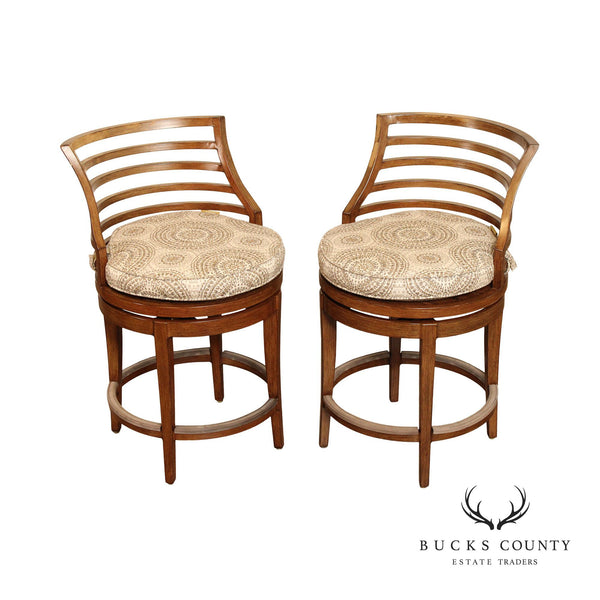Tommy Bahama Pair of Outdoor Patio Counter Stools