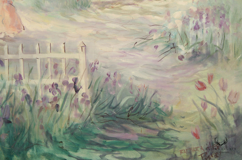 Barbara Hess Pugsley 'Spring Flower' Original Oil Painting
