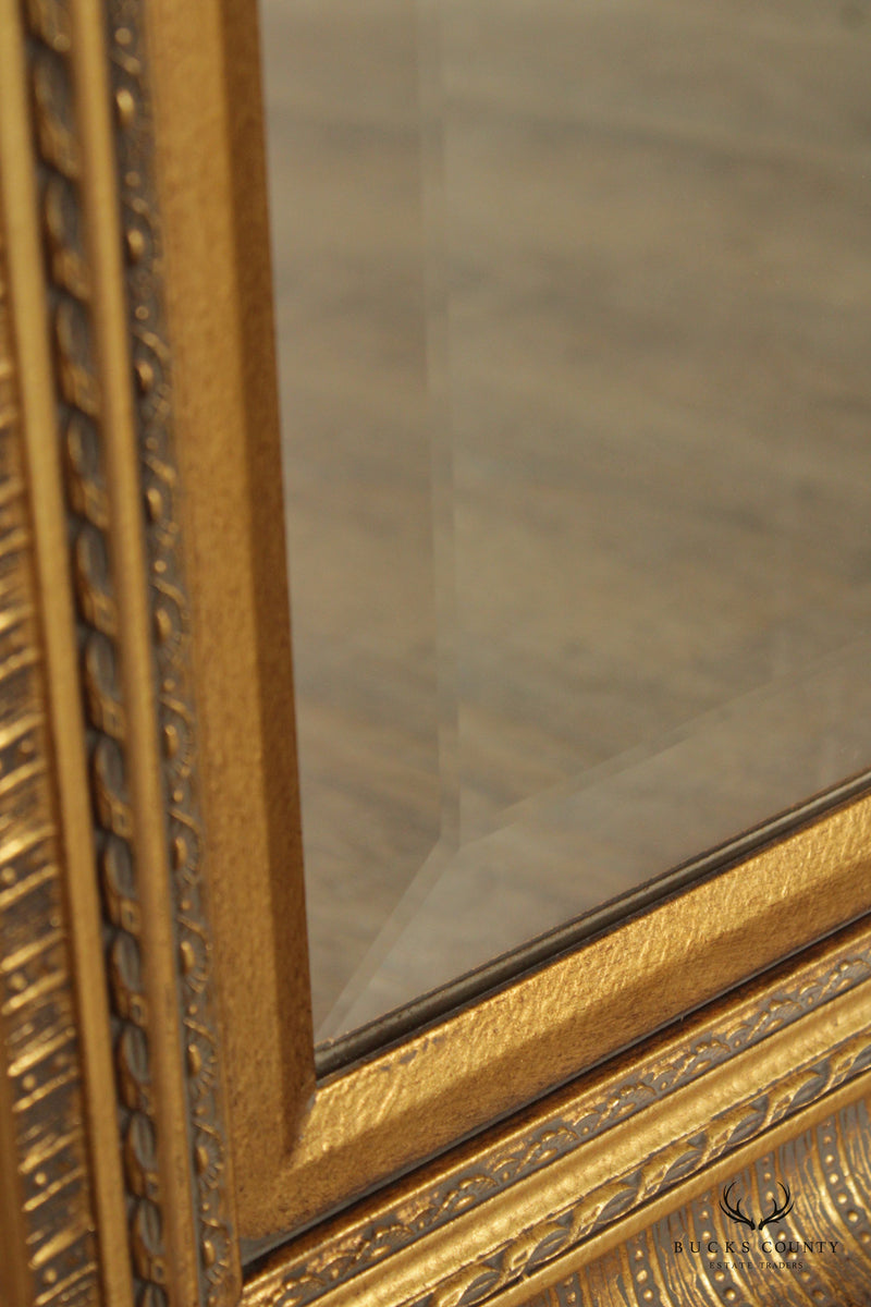 Classical Gilt Gold Frame Monumental Rectangular Mirror
