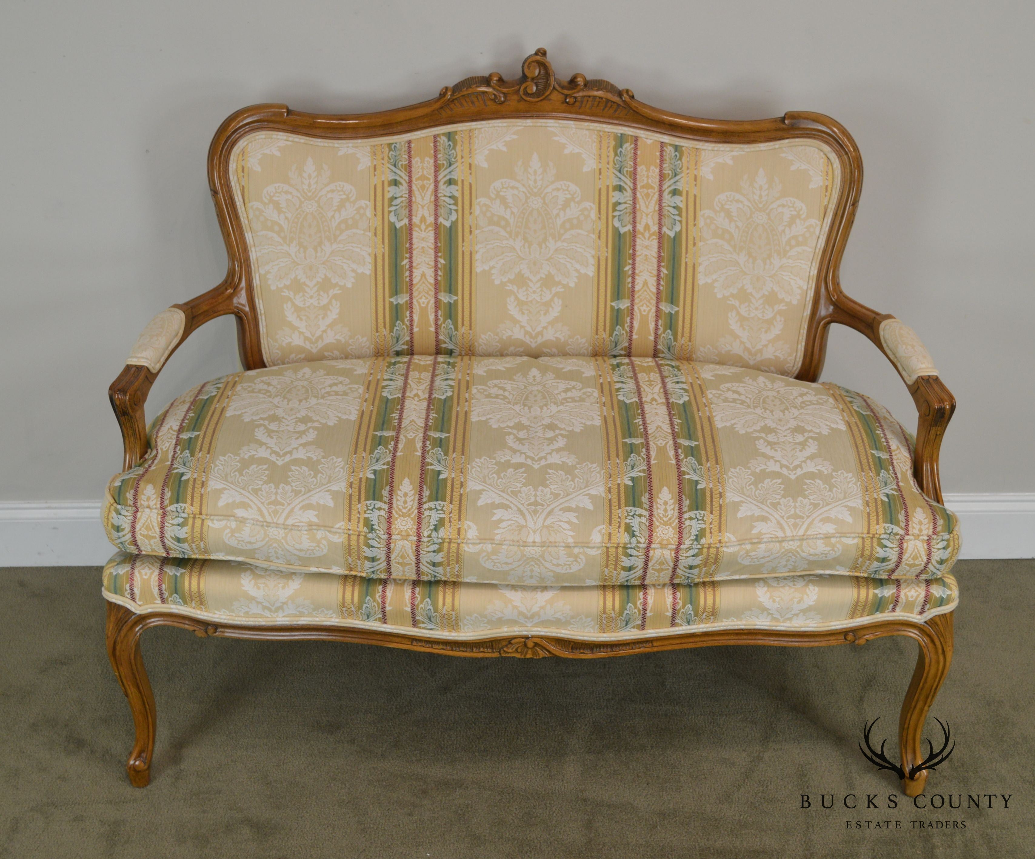 French Louis XV Style Settee by Century