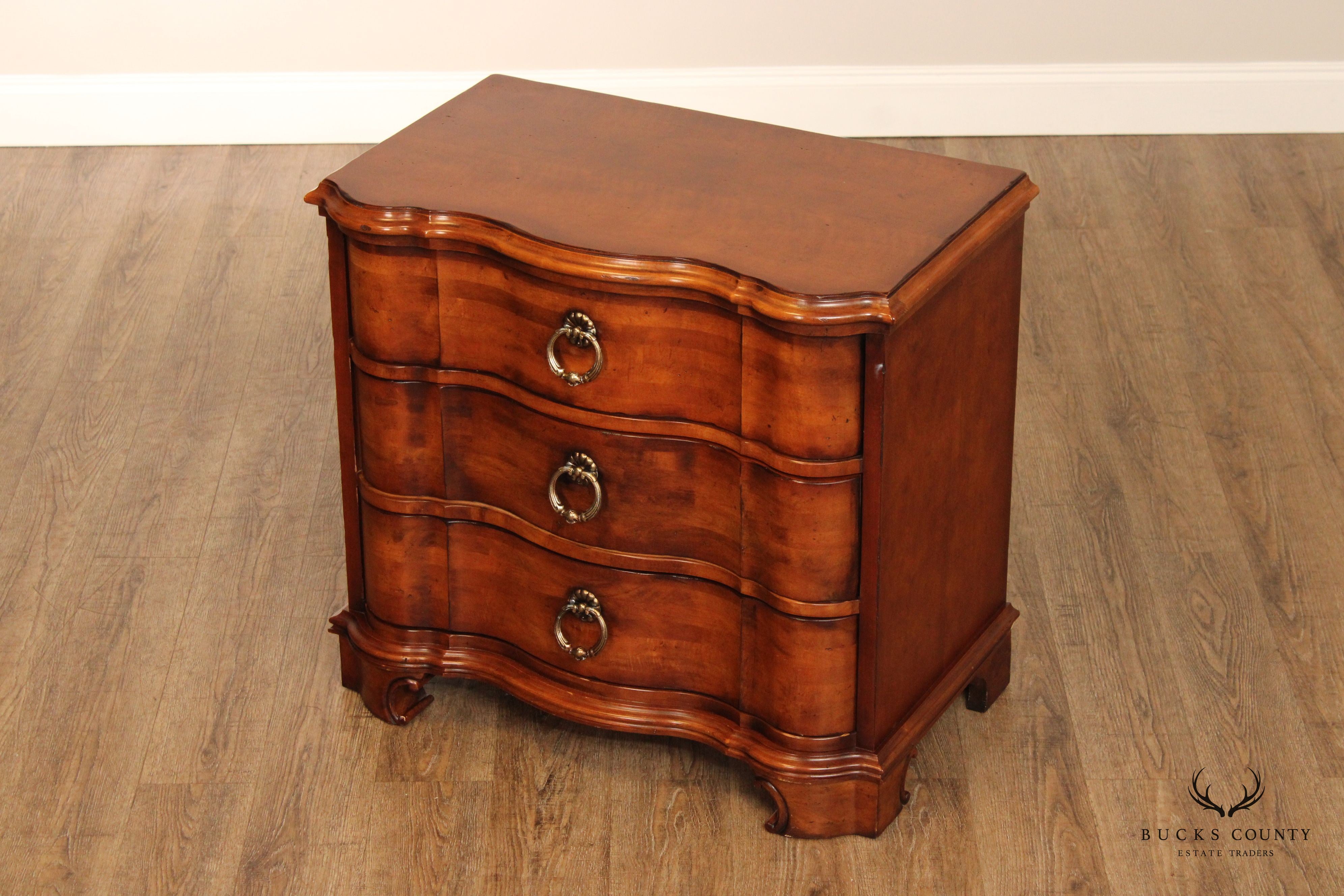 Century Furniture Italian Style Blockfront Nightstand Chest