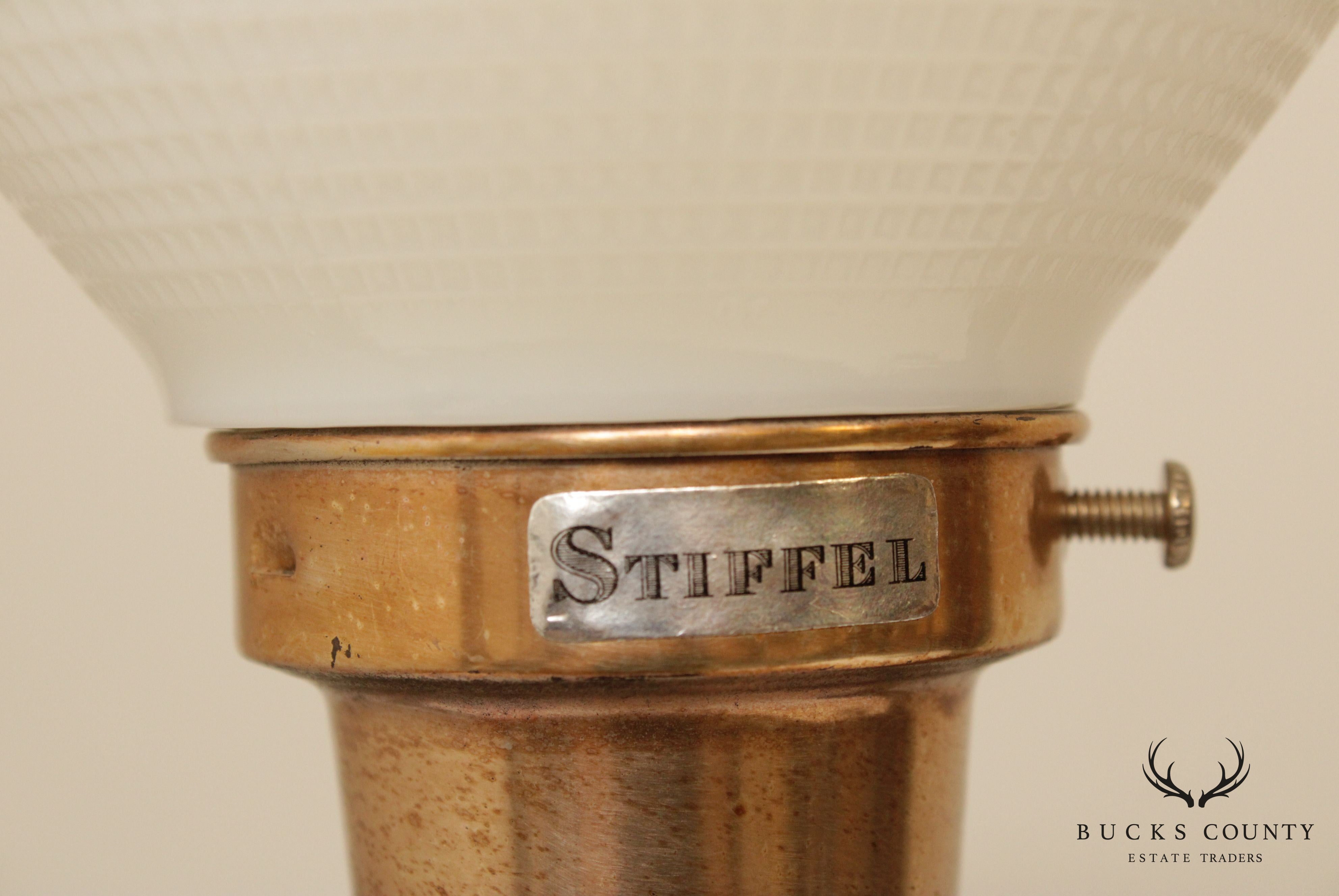 Stiffel Vintage Silvered Table Lamp