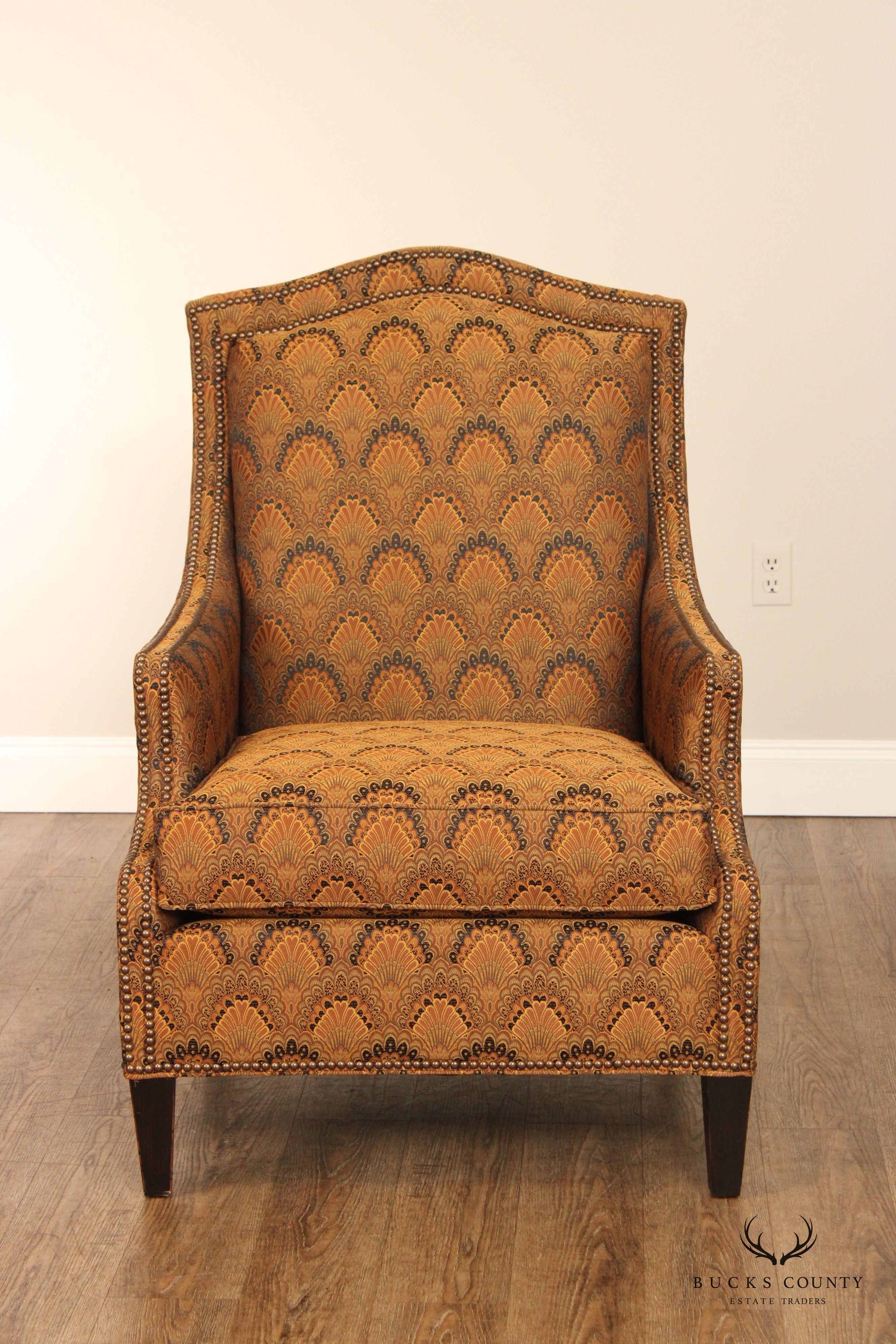 Fairfield Transitional Style Lounge Armchair