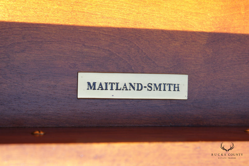 Maitland Smith Monumental Louis XV Style Faux Book Entertainment Armoire