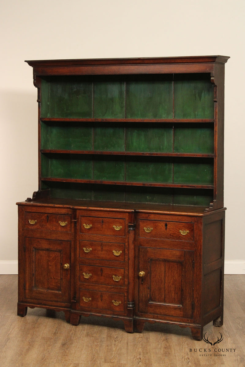 Antique 18th C. English Oak Welsh Dresser
