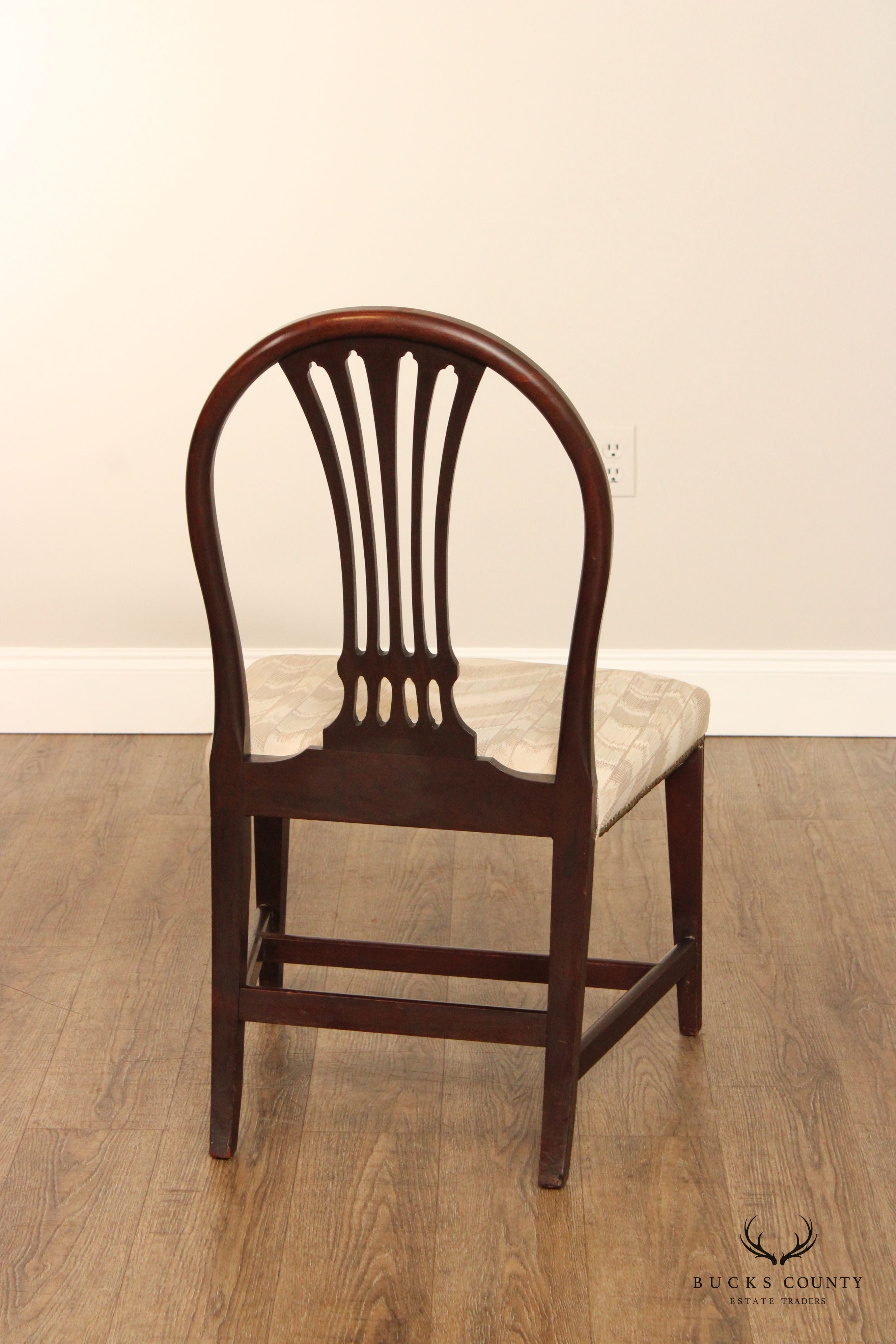 Georgian Style Set of Four Mahogany Dining Chairs