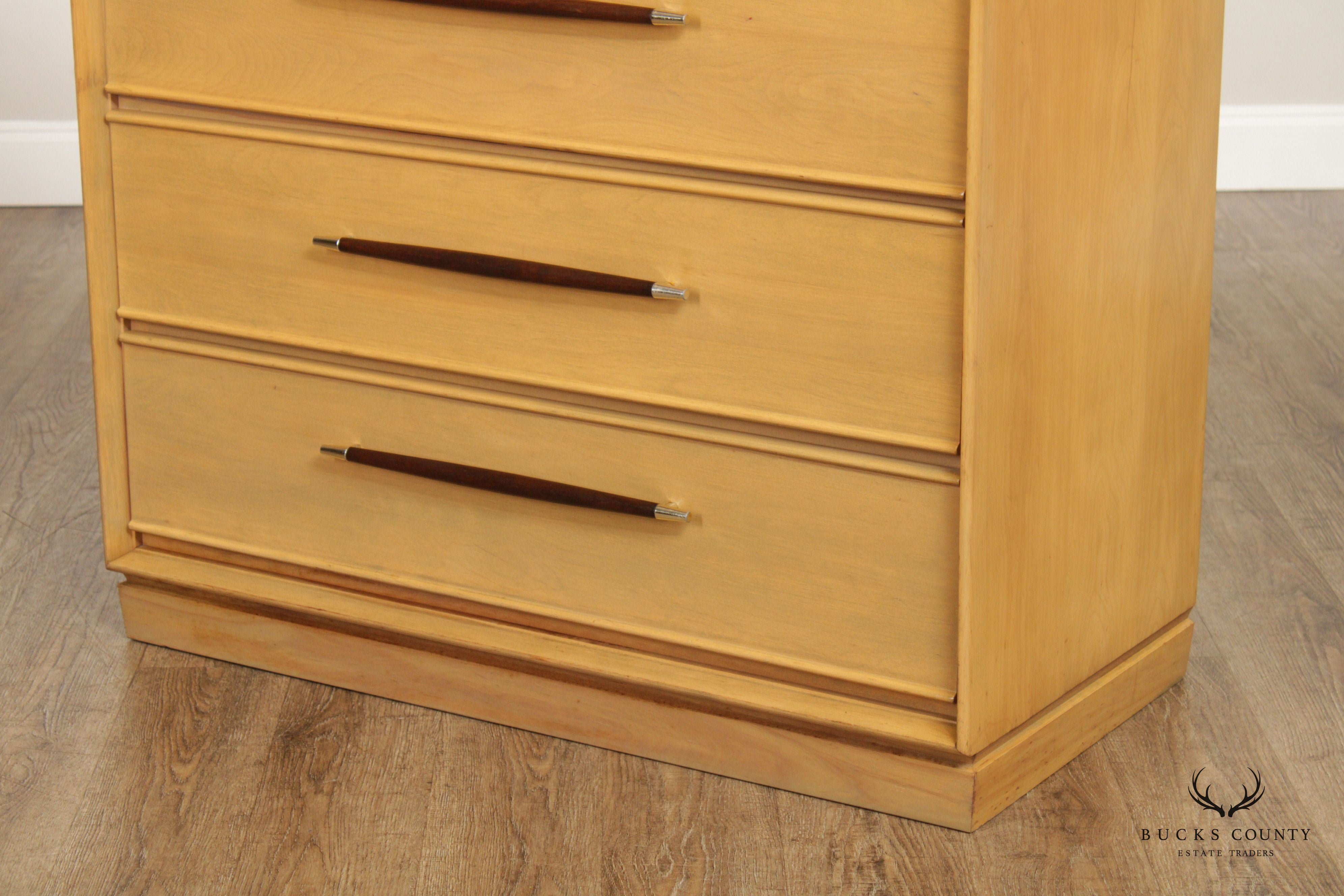 Heywood Wakefield Mid Century Modern Tall Chest of Drawers