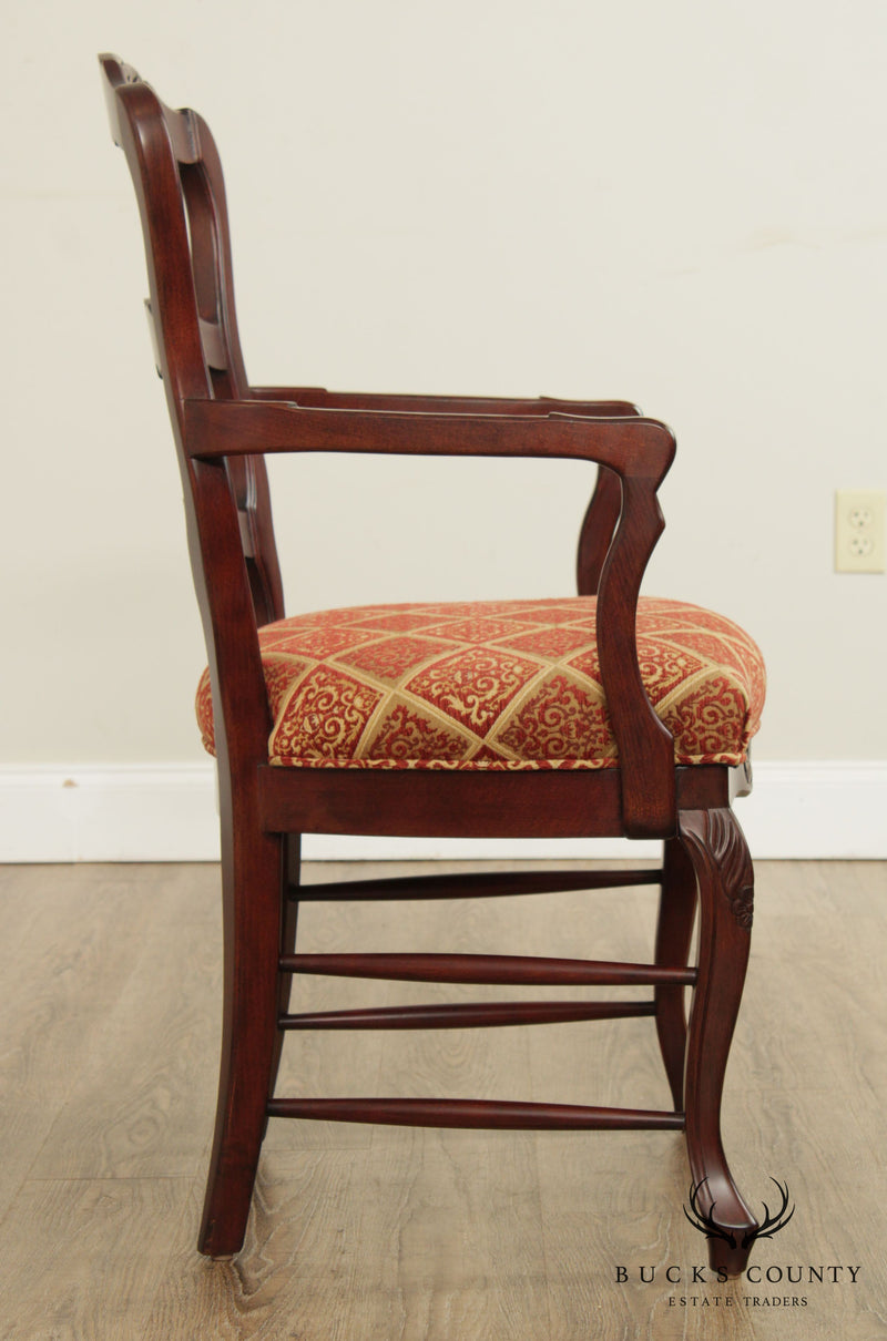 Fremarc Designs French Country Style Cherry Ladder Back Armchair