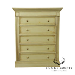 Green Pine 5 Drawer Tall Chest