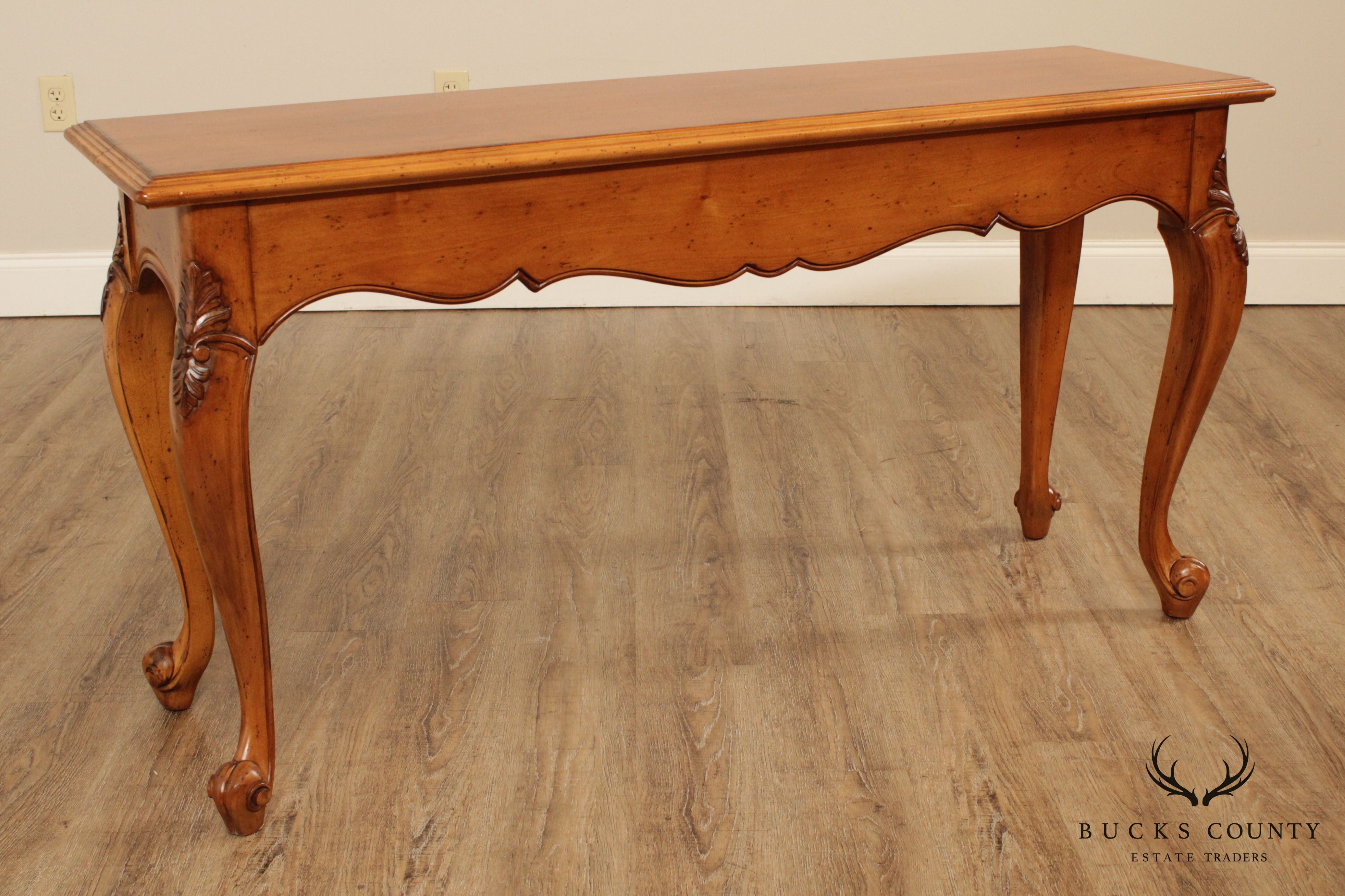 French Country Style 54 Inch Console Table