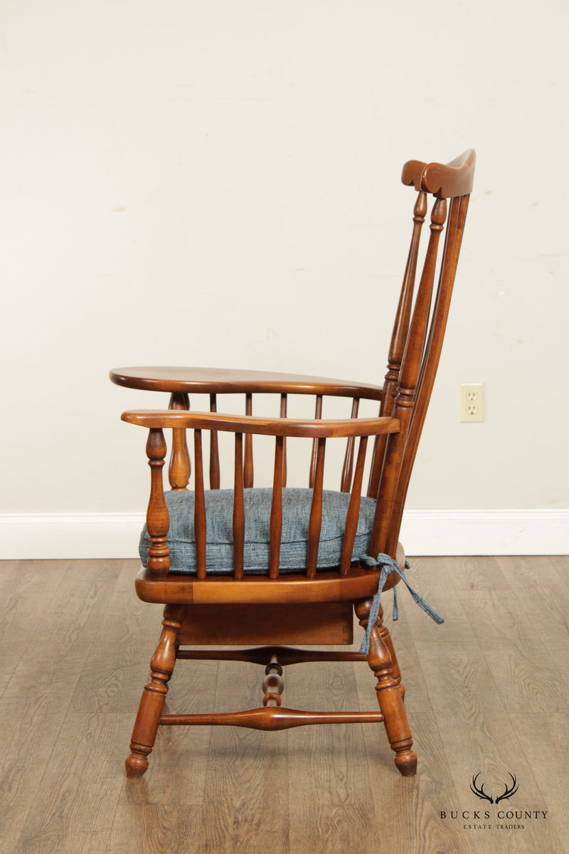 Heywood Wakefield Maple Colonial Windsor Writing Chair