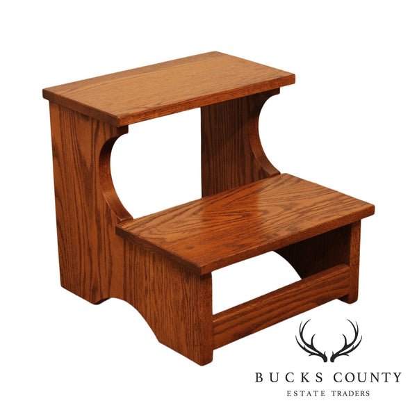 Hunt Country Furniture Solid Oak Bed Steps