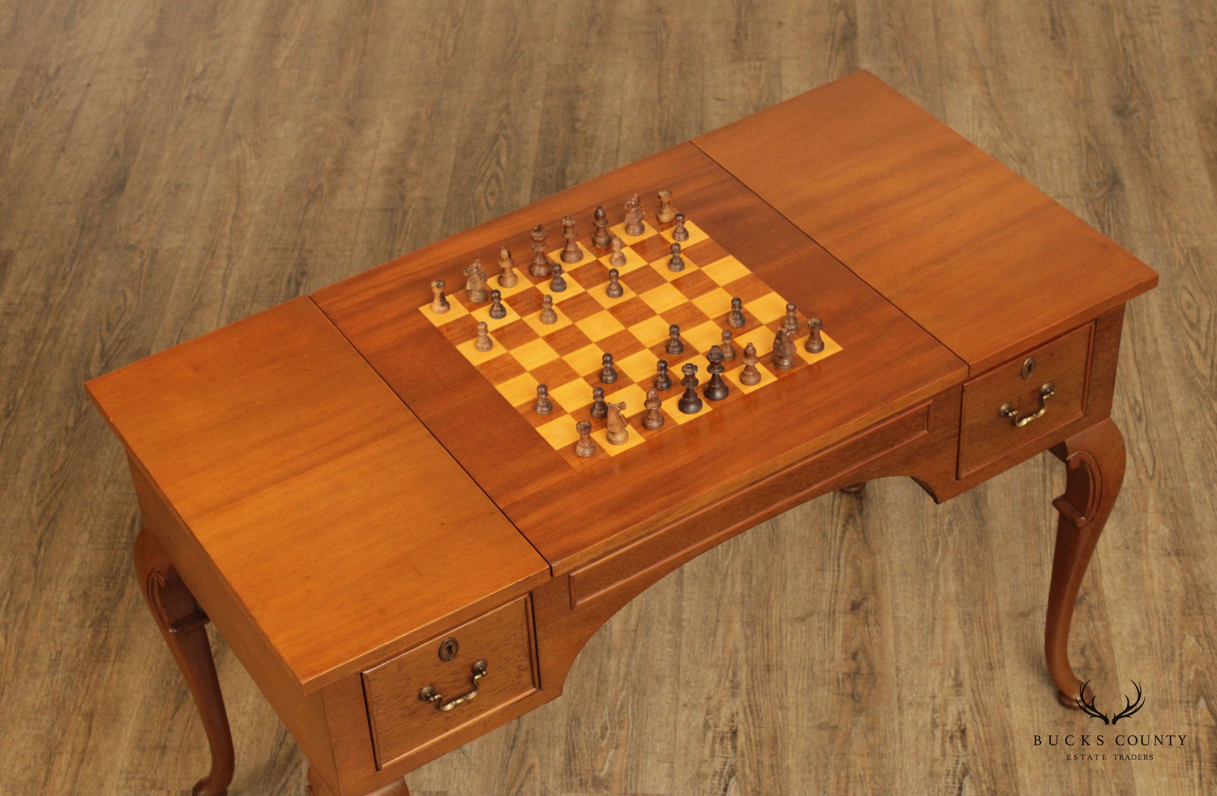 Tradition HouseVintage Mahogany Game Table and Writing Desk