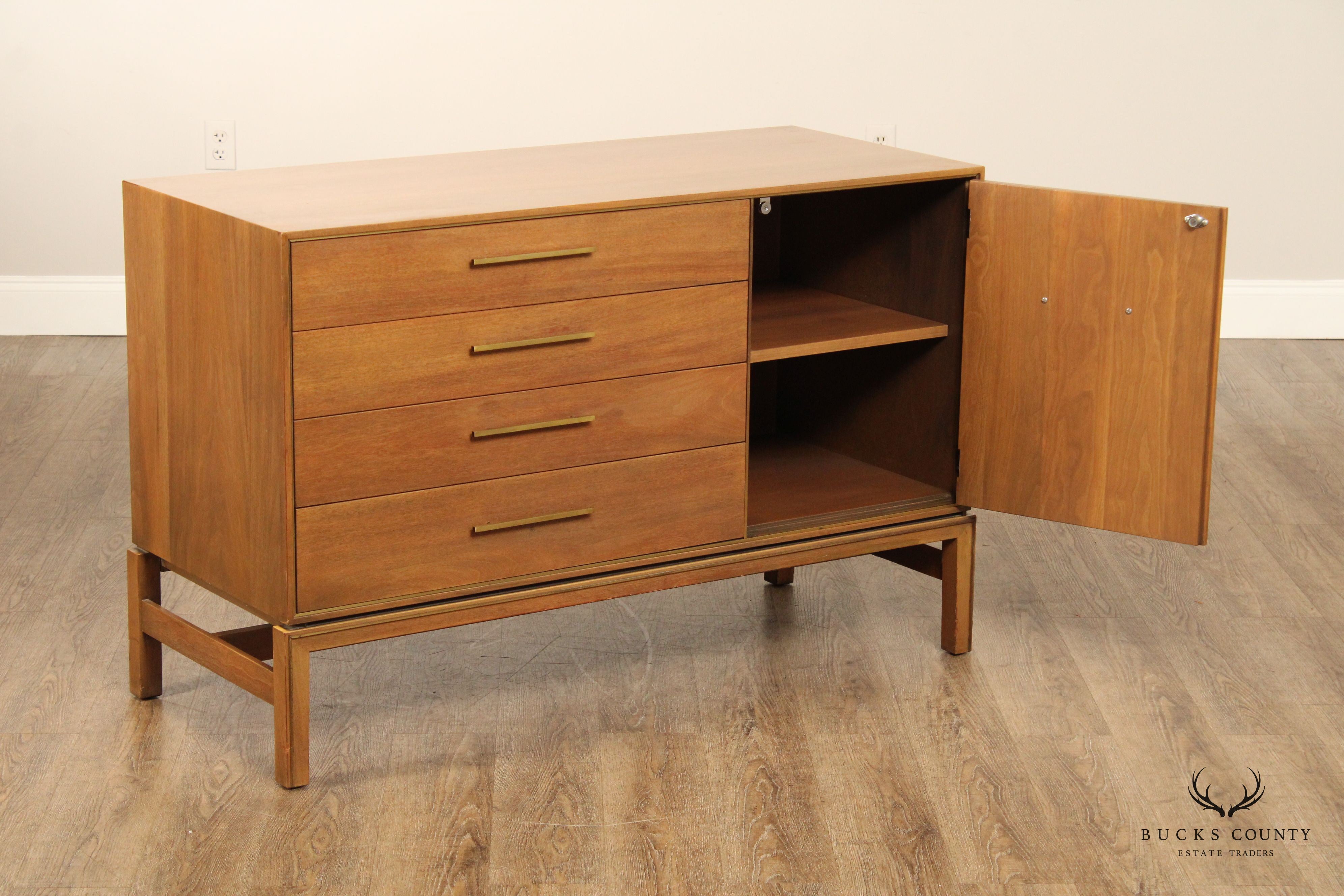 Johnson Furniture Mid Century Modern Walnut Sideboard