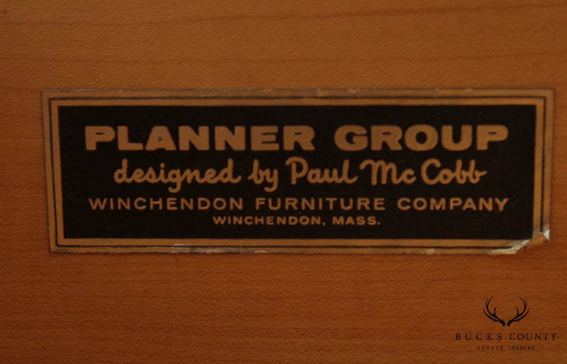 Paul McCobb Mid Century Modern Planner Group Sliding Door Credenza Sideboard