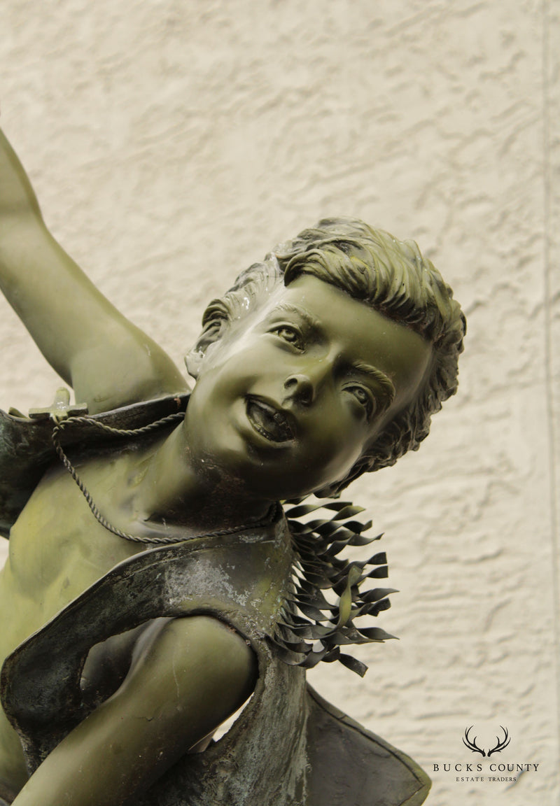 Jim Davidson Cowboy Bronze Life-Size Outdoor Statue