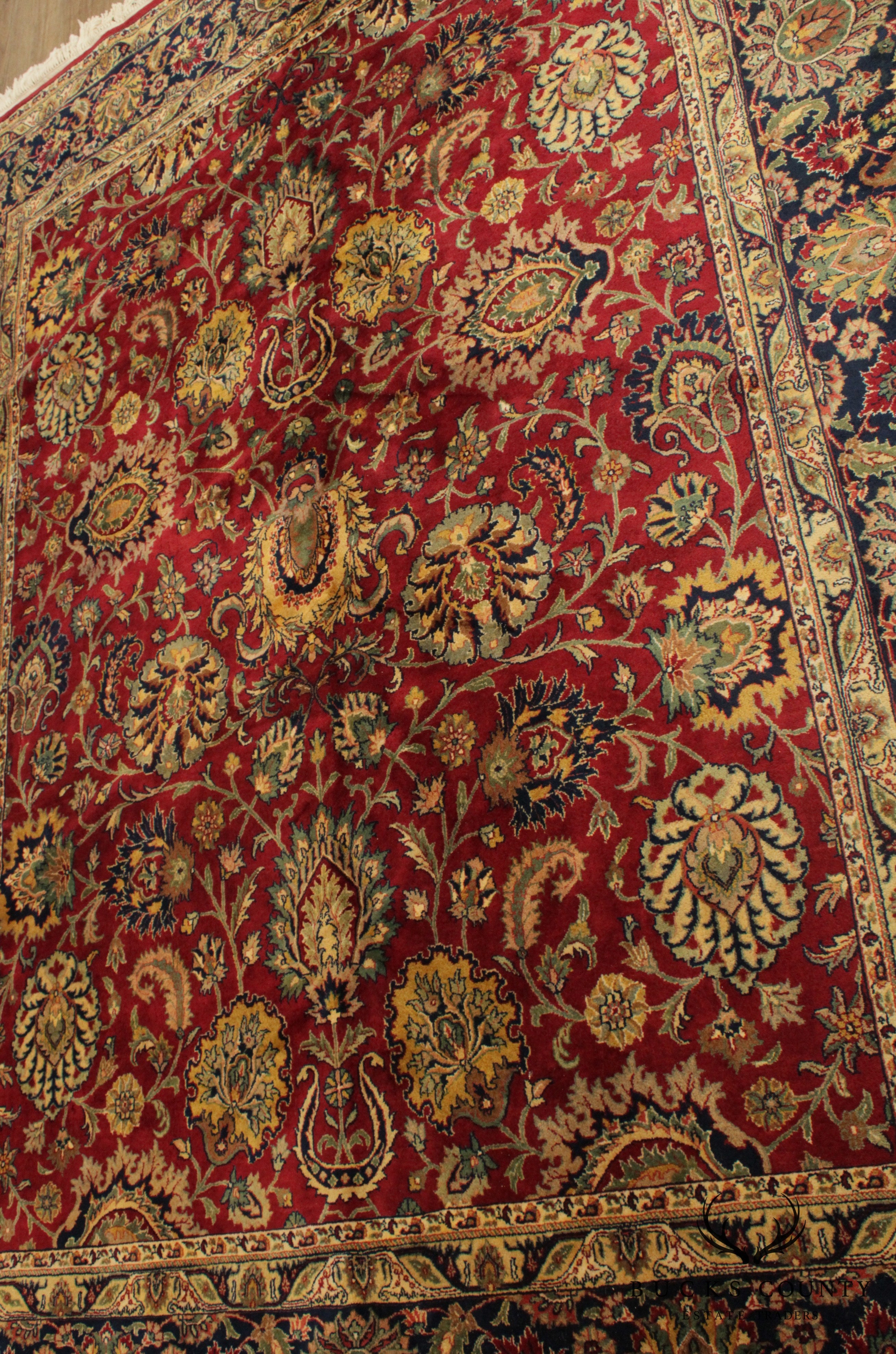 High Quality Indo Sarouk 10'2 inch x 7'10 inch Wool Rug