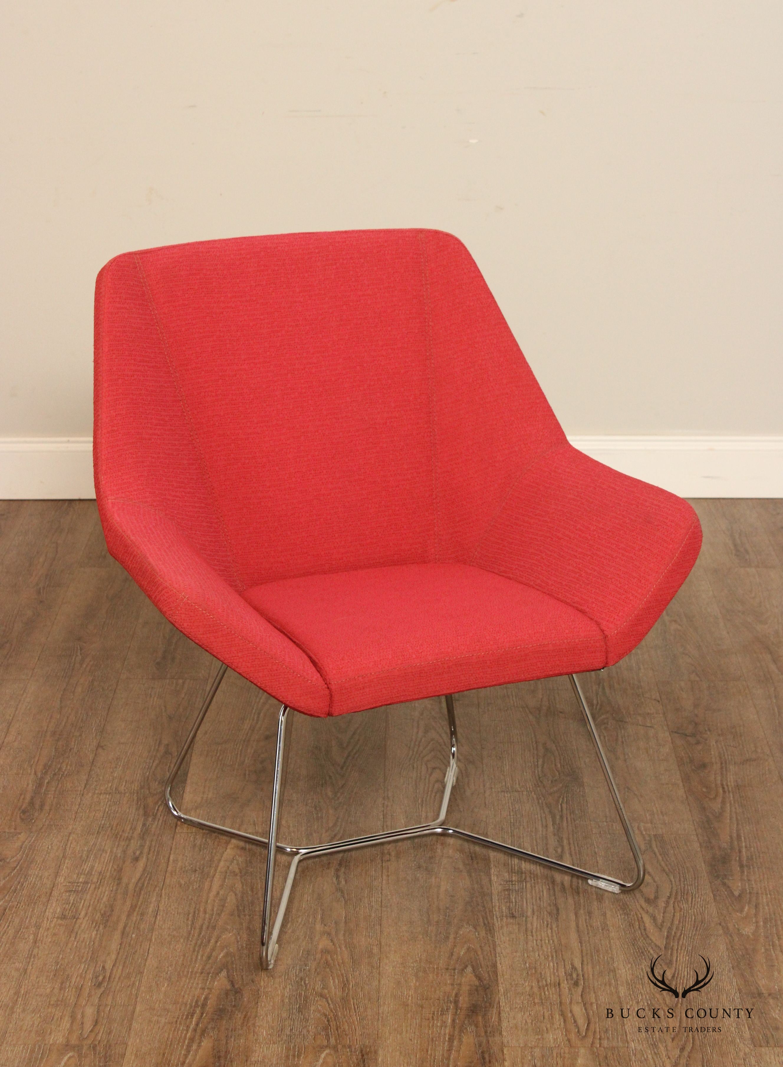 Keilhauer Mid Century Modern Style Pair of 'Cahoots' Lounge Chairs