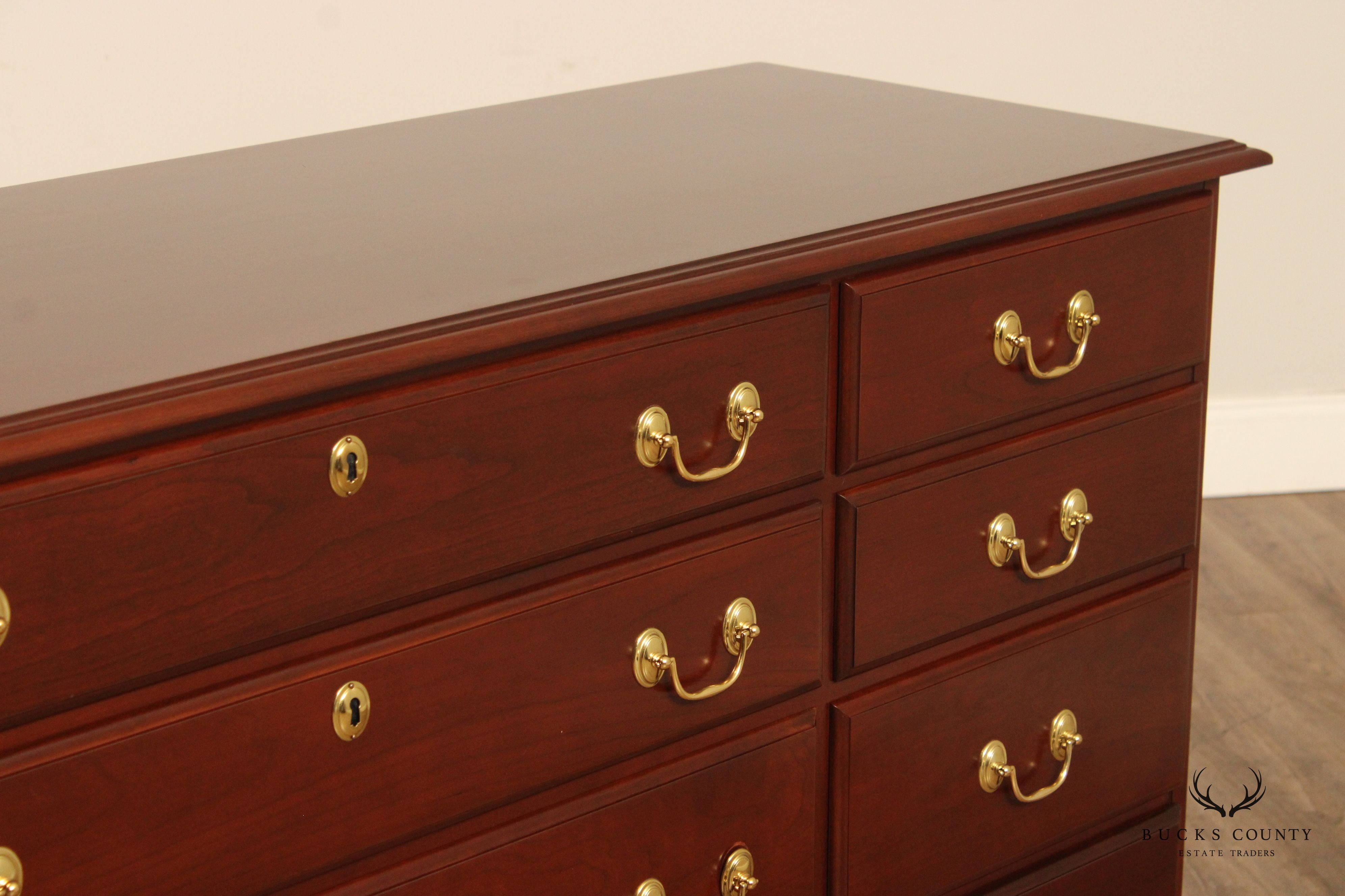 Harden Chippendale Style Cherry Long Dresser