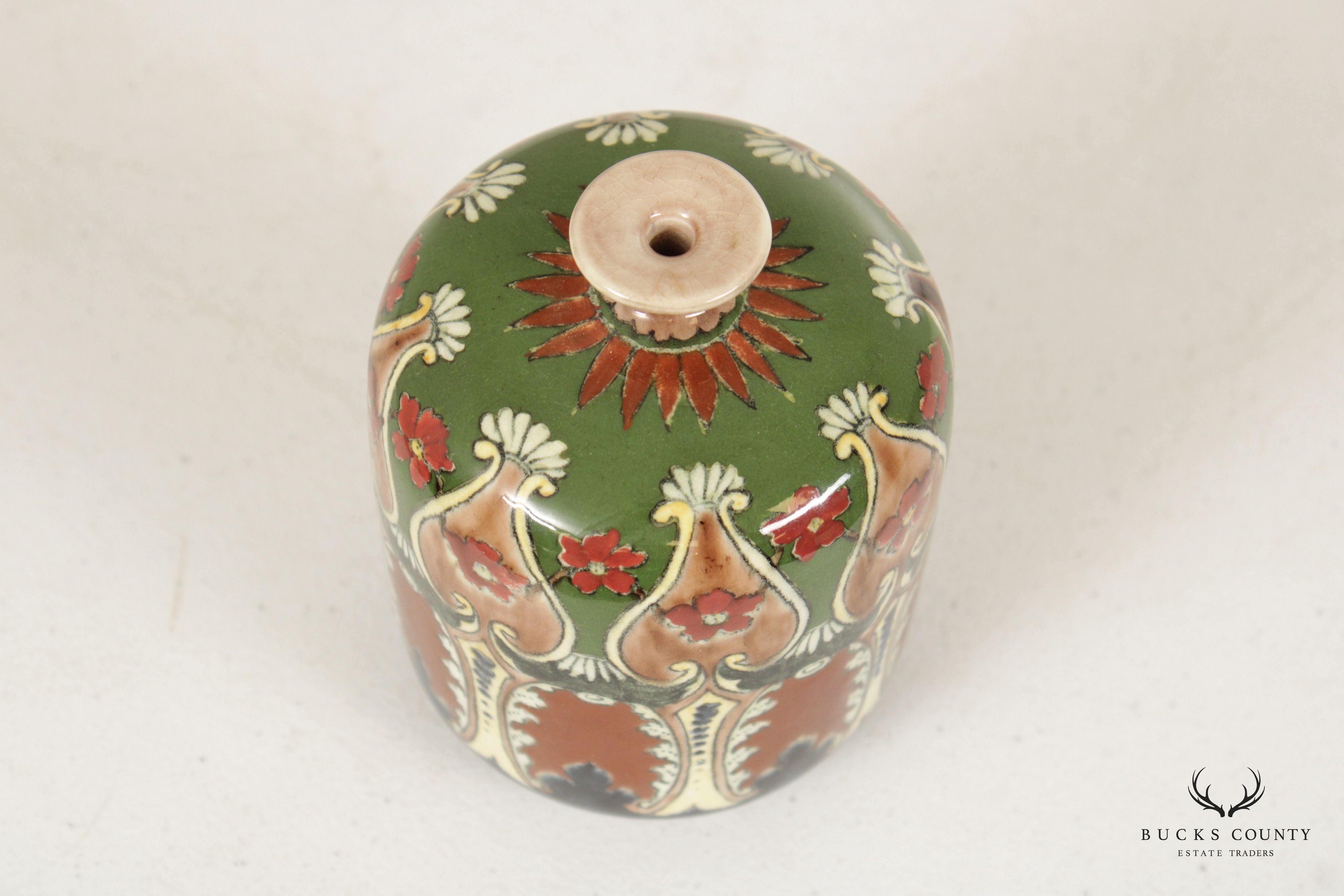 Royal Bonn Art Nouveau 'Old Dutch' Hand-Painted Vase