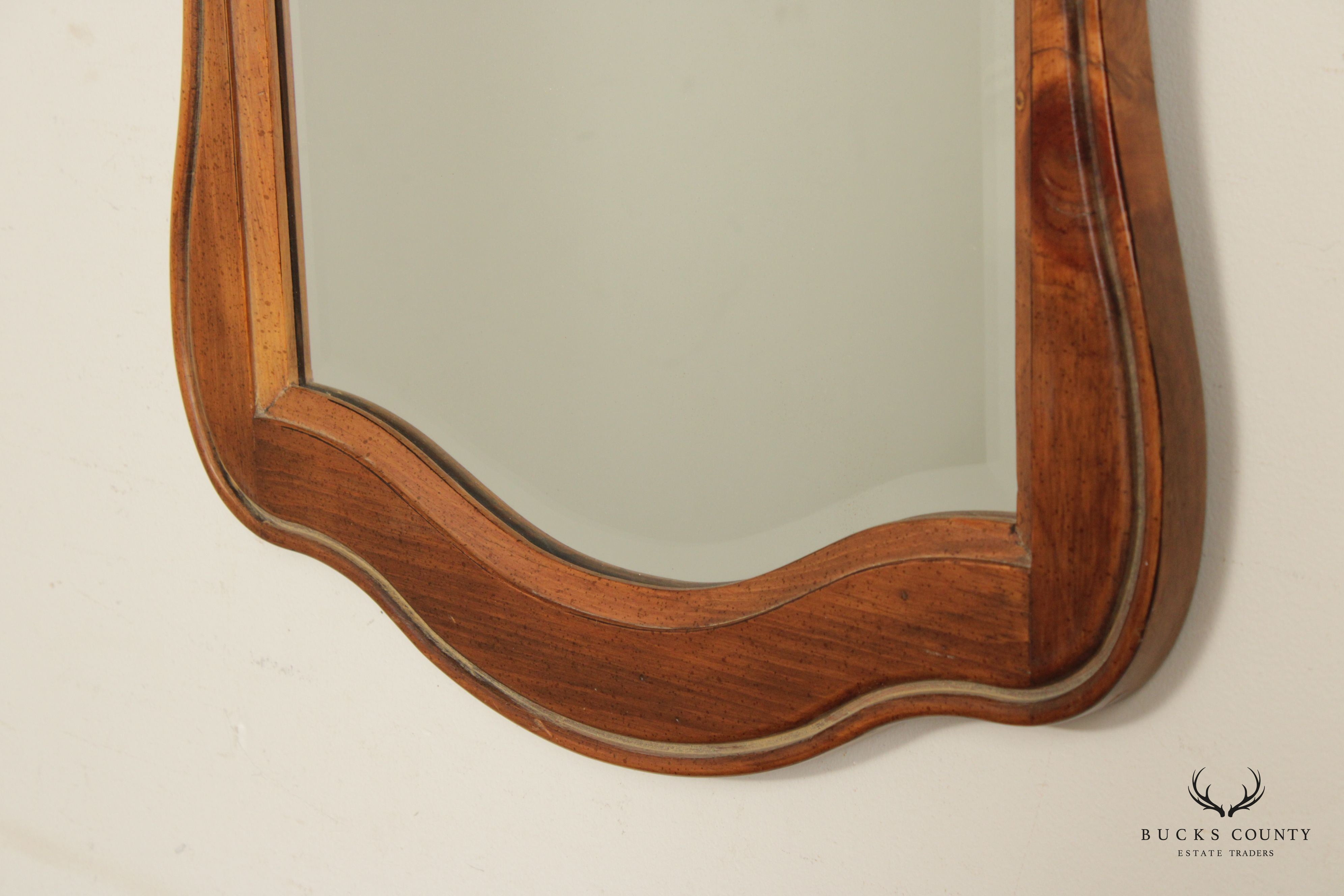 Ethan Allen Country French Style Beveled Wall Mirror