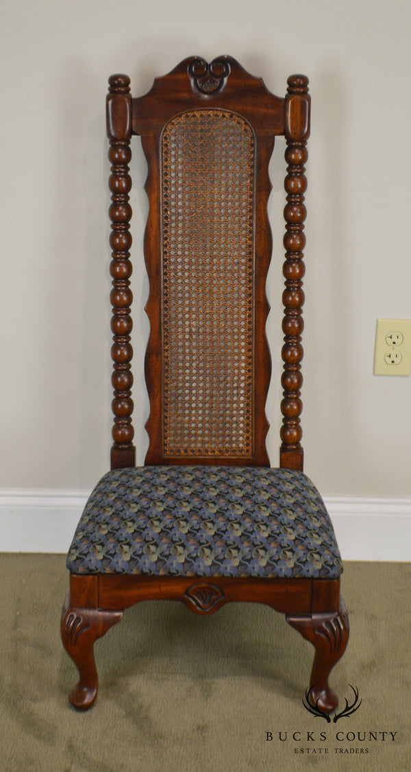American Drew Bicentennial Edition Tree of Promis Caned Back Slipper Chair