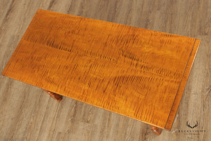Oley Valley Early American Style Tiger Maple Coffee Table