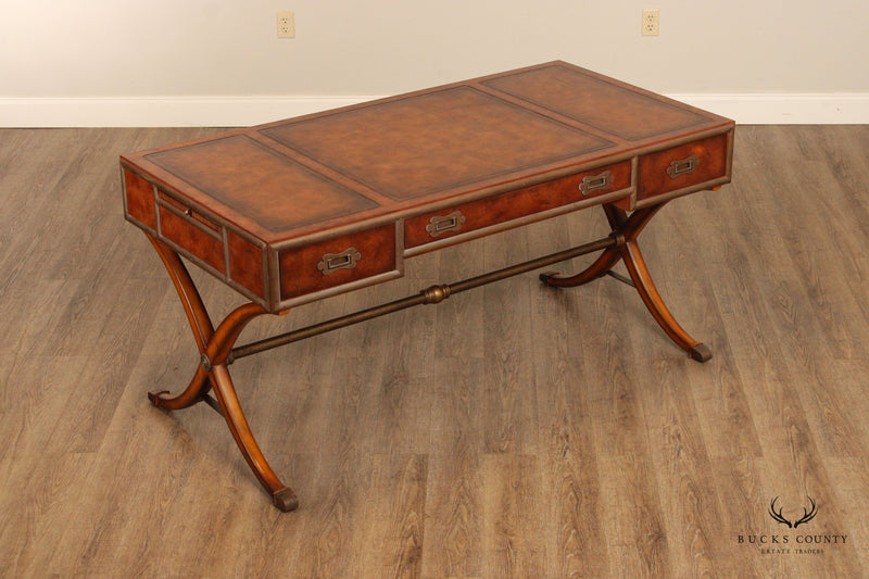 Thomasville Ernest Hemingway Collection Campaign Style Leather Top Writing Desk