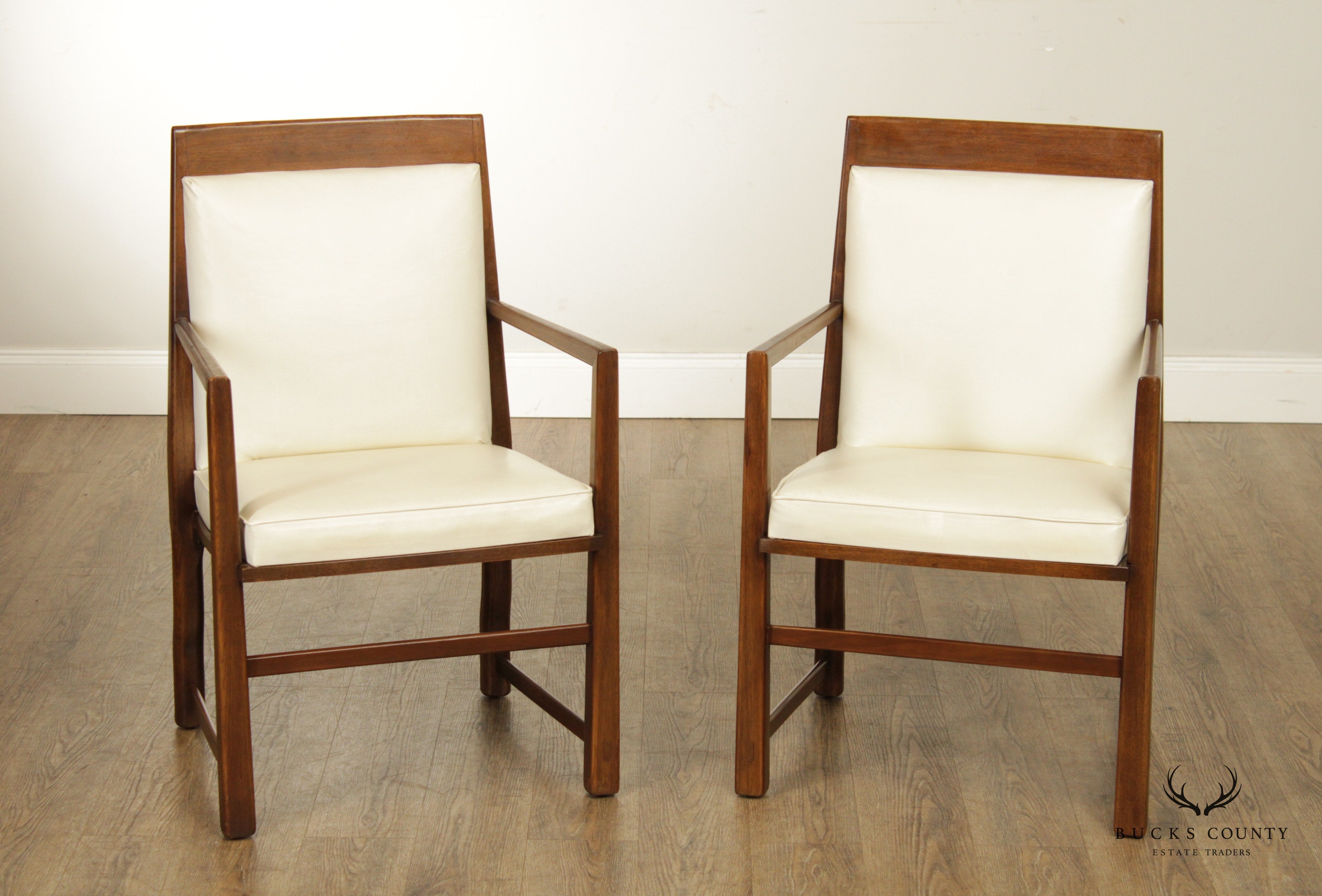 Dorothy Lerner Mid Century Modern Pair of Armchairs (B)