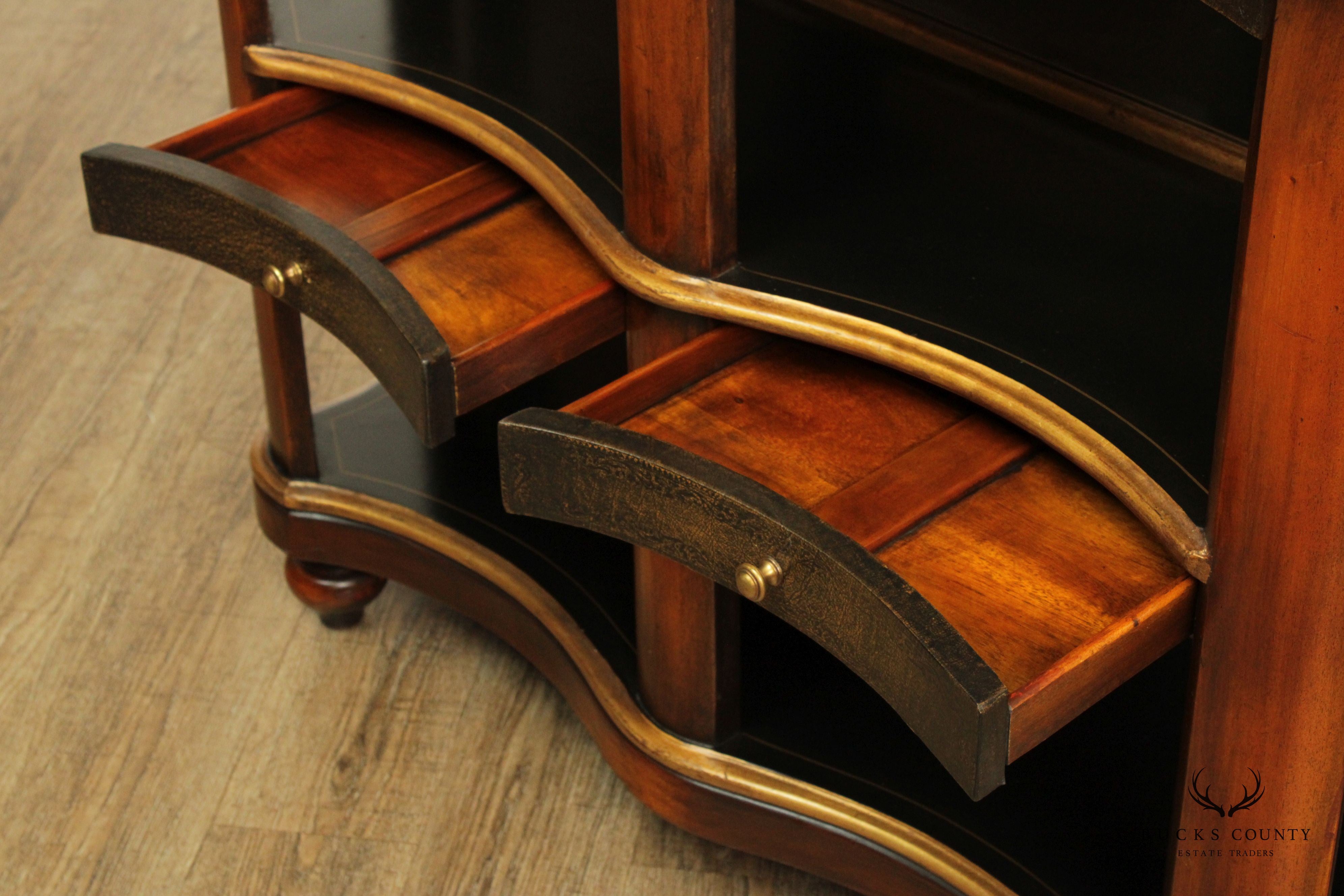 Regency Style Three-Tier Mahogany Console