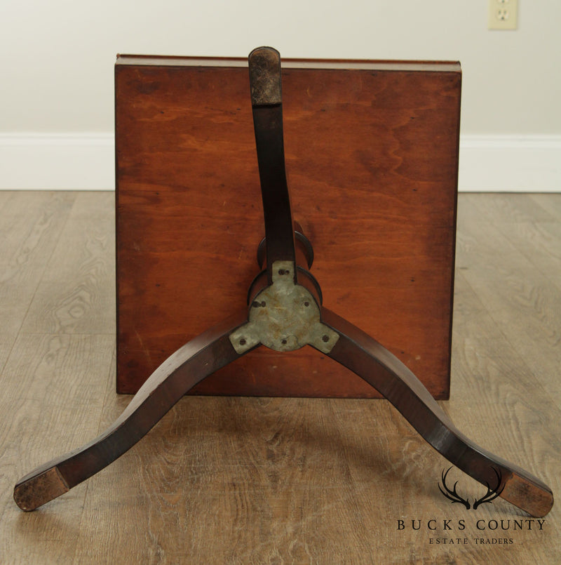George III Style Unusual Custom Quality Semi Antique Dumwater Table