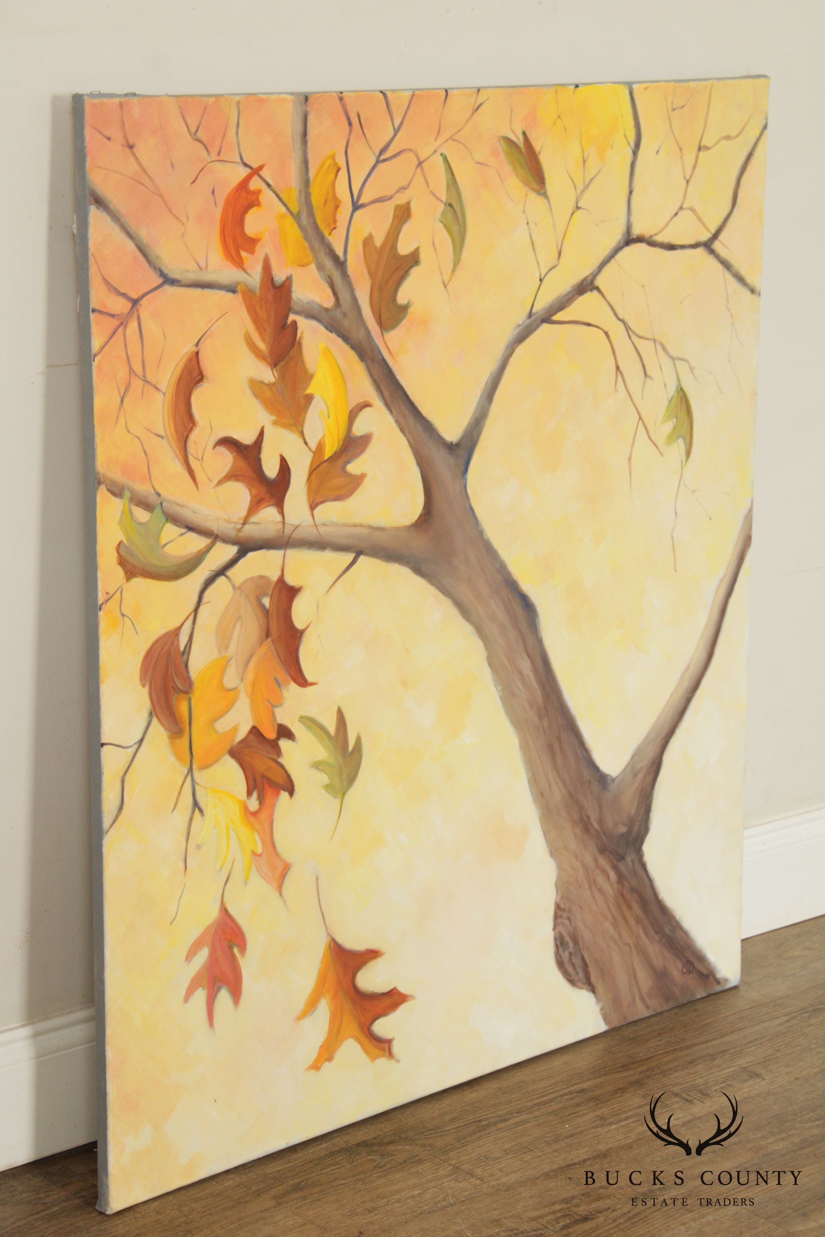 Christine Drake Donahower Fall Foliage Original Oil Painting