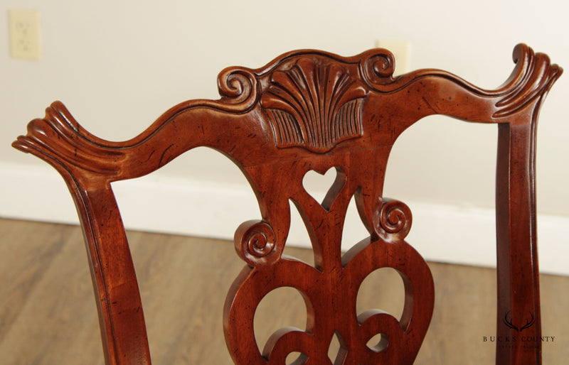 Chippendale Style Mahogany Ball and Claw Side Dining Chair