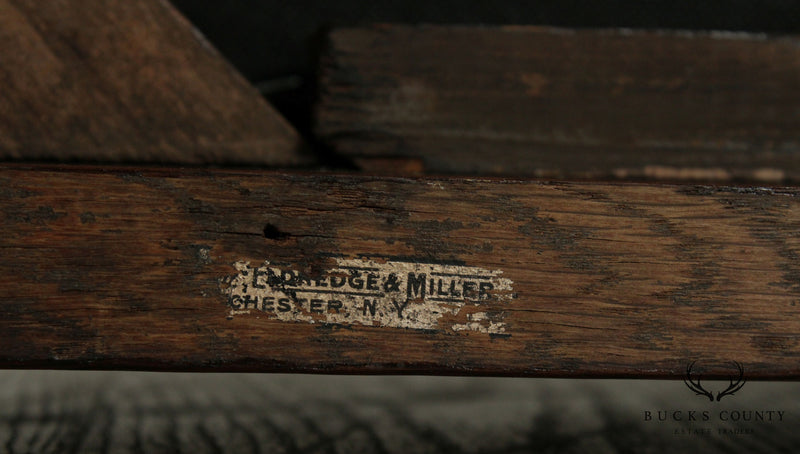 Eldredge & Miller Antique Mission Oak Day Bed Chaise Lounge