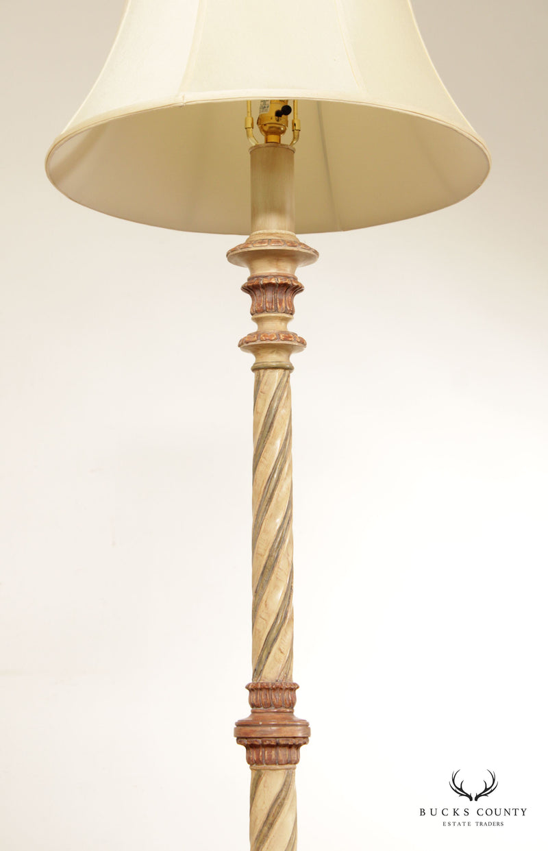 Fine Art Lamps Neoclassical Style Polychromed Floor Lamp