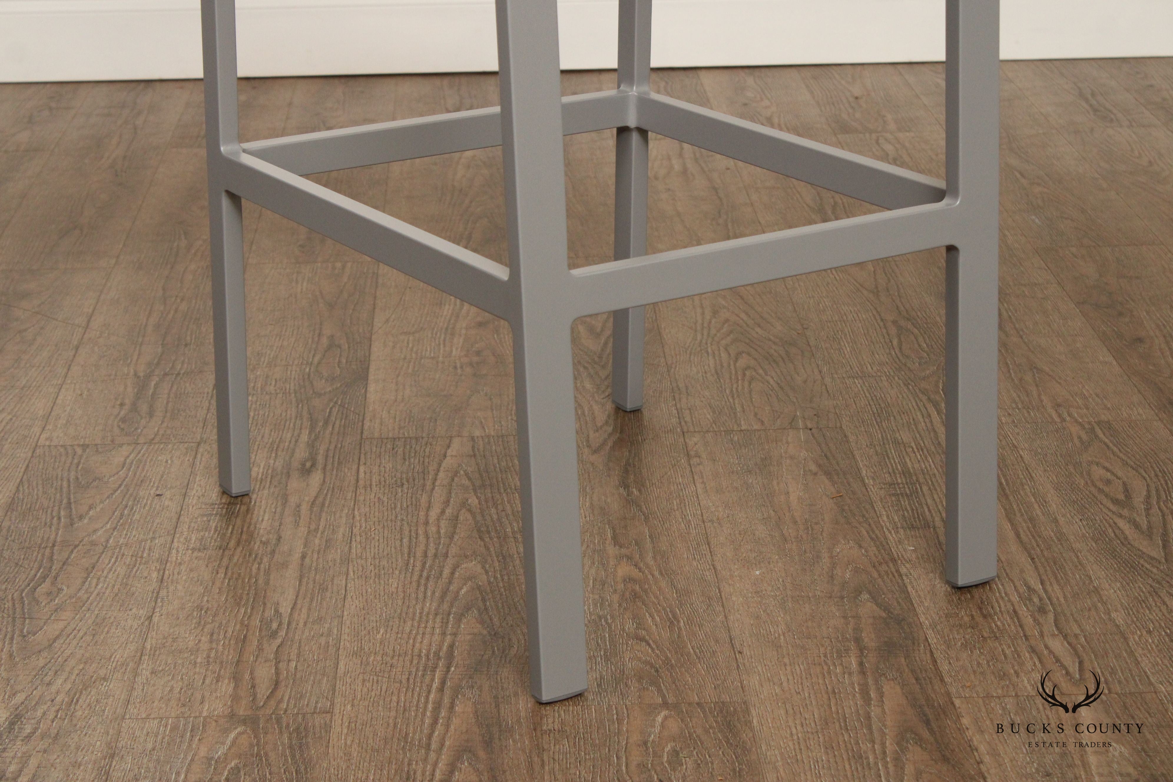 Janus Et Cie 'Koko II' Set of Four Aluminum And Mesh Barstools