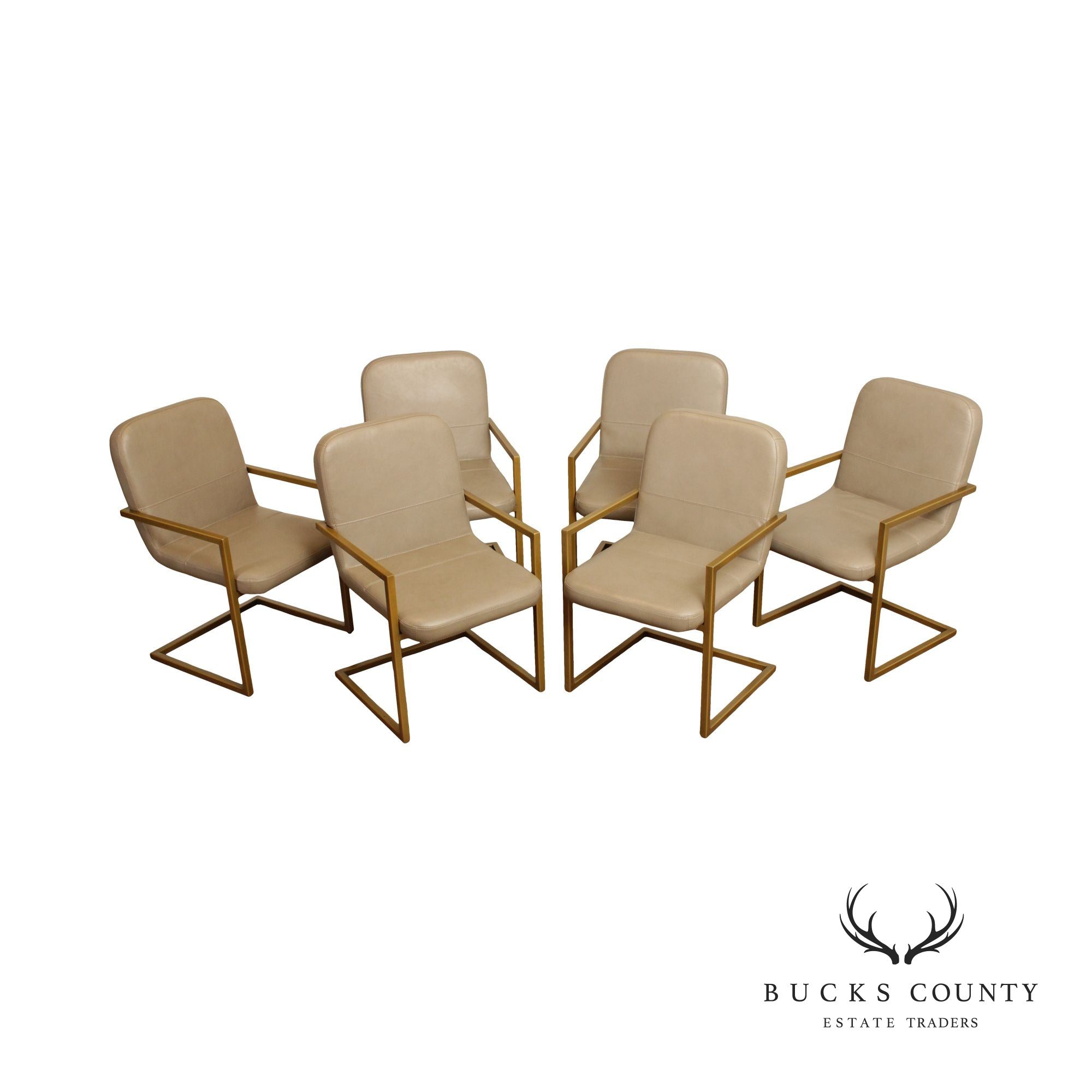 Article Midcentury Modern Style Set of 6 Dining Chairs